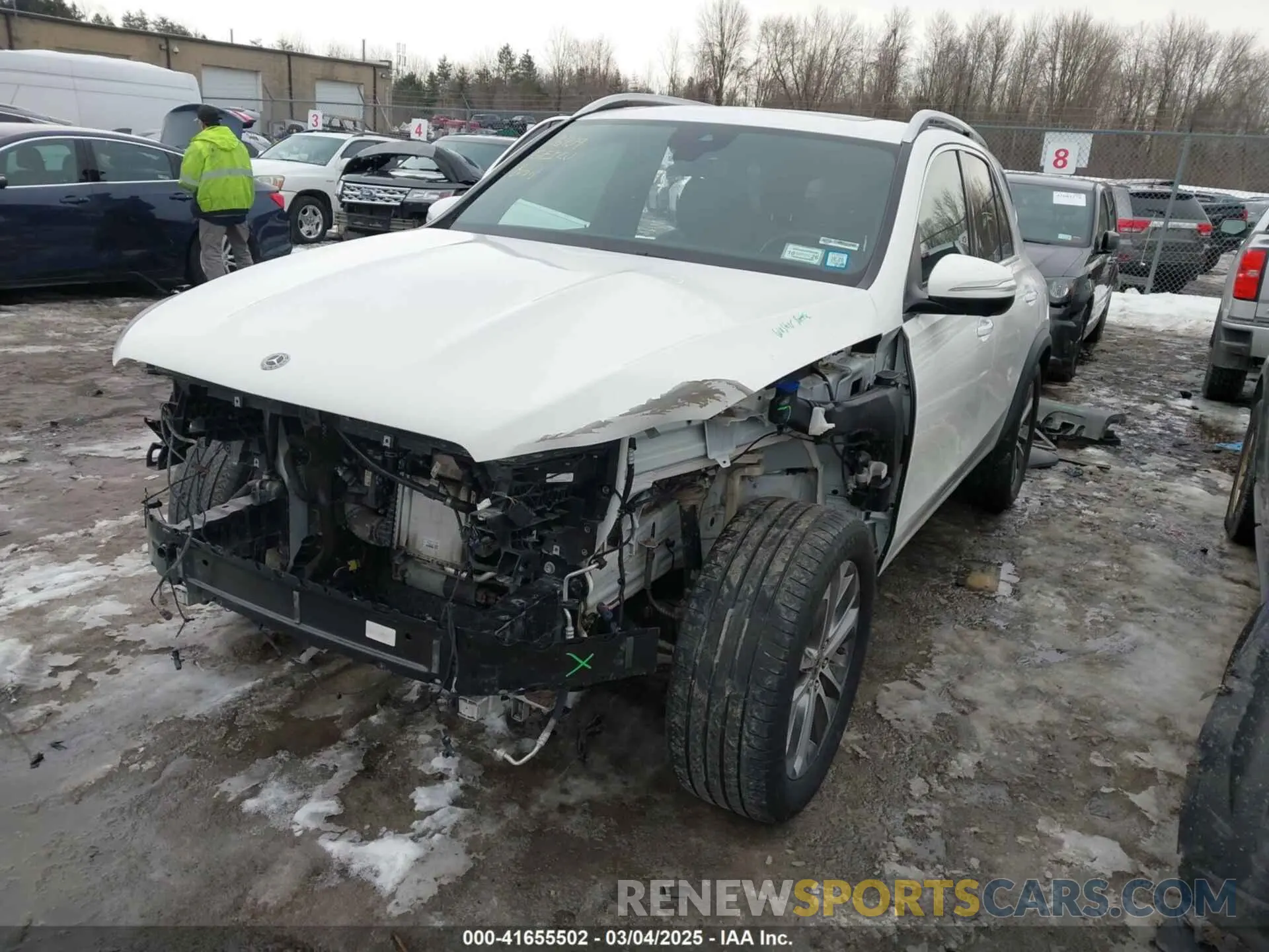 2 Photograph of a damaged car 4JGFB4KB6LA214799 MERCEDES-BENZ GLE 350 2020