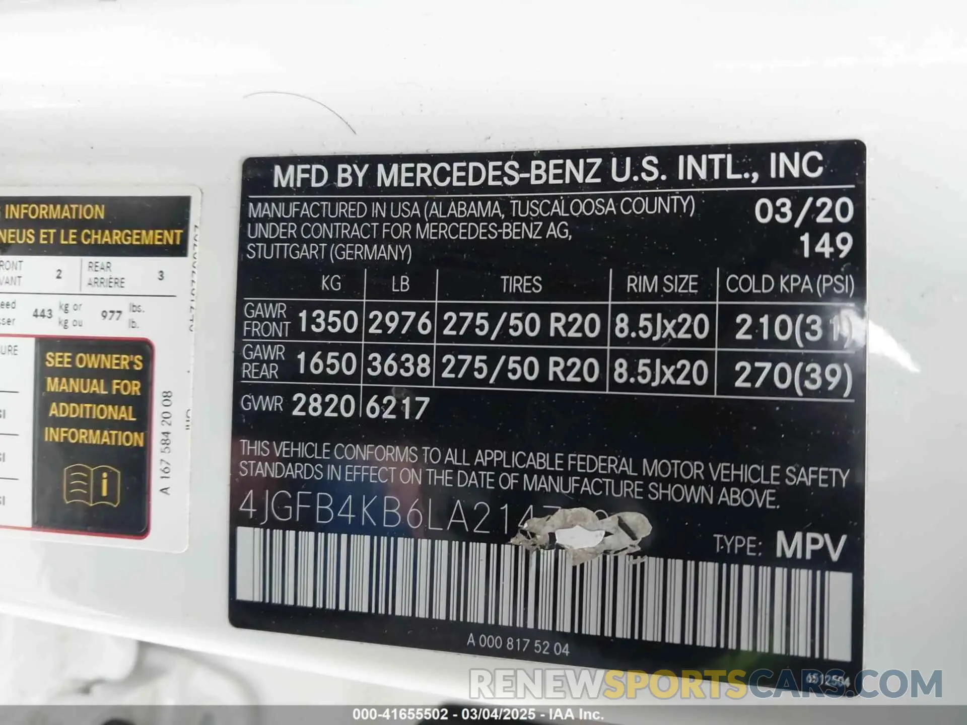 9 Photograph of a damaged car 4JGFB4KB6LA214799 MERCEDES-BENZ GLE 350 2020