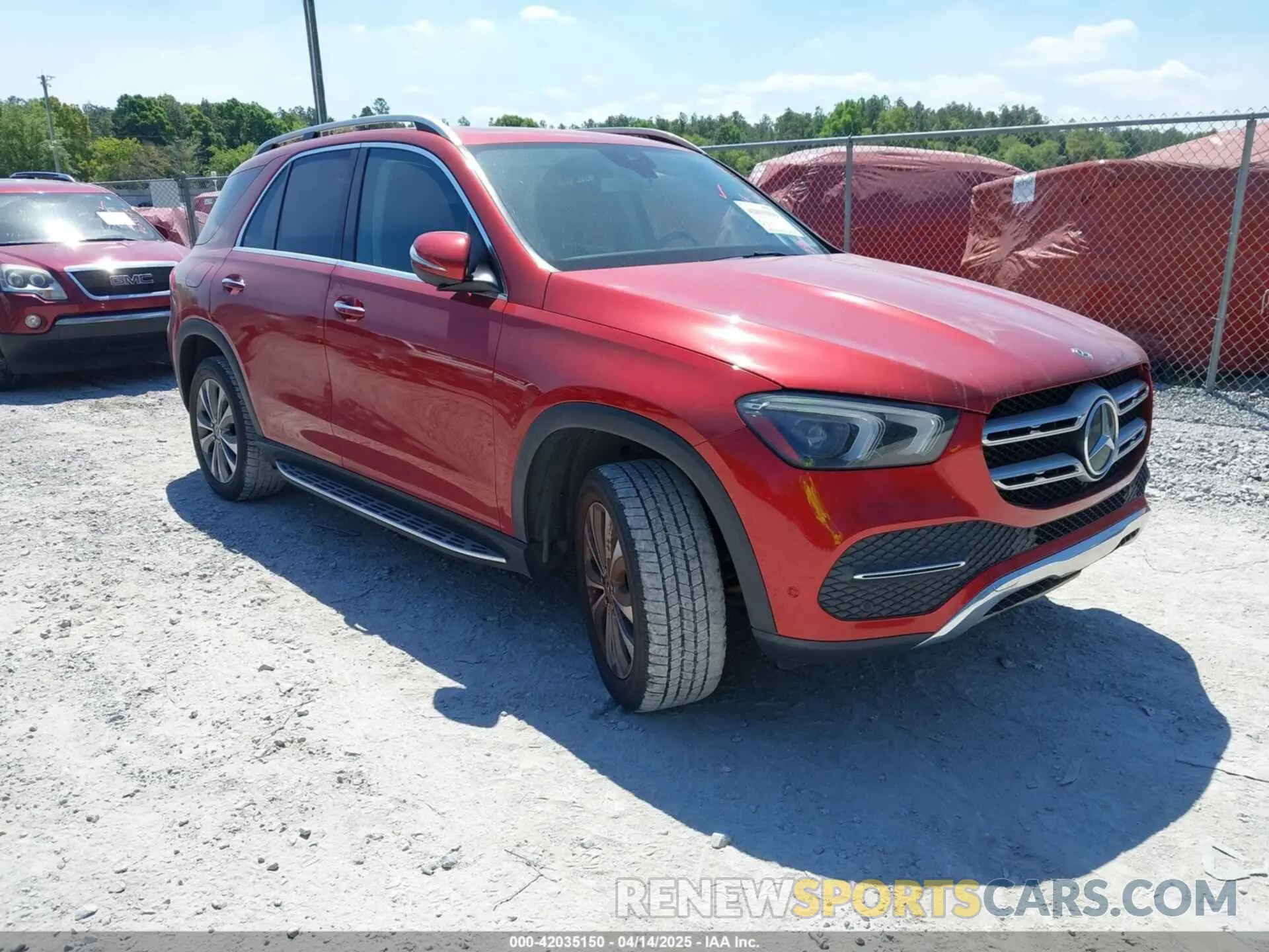 1 Photograph of a damaged car 4JGFB4KB8LA035843 MERCEDES-BENZ GLE 350 2020