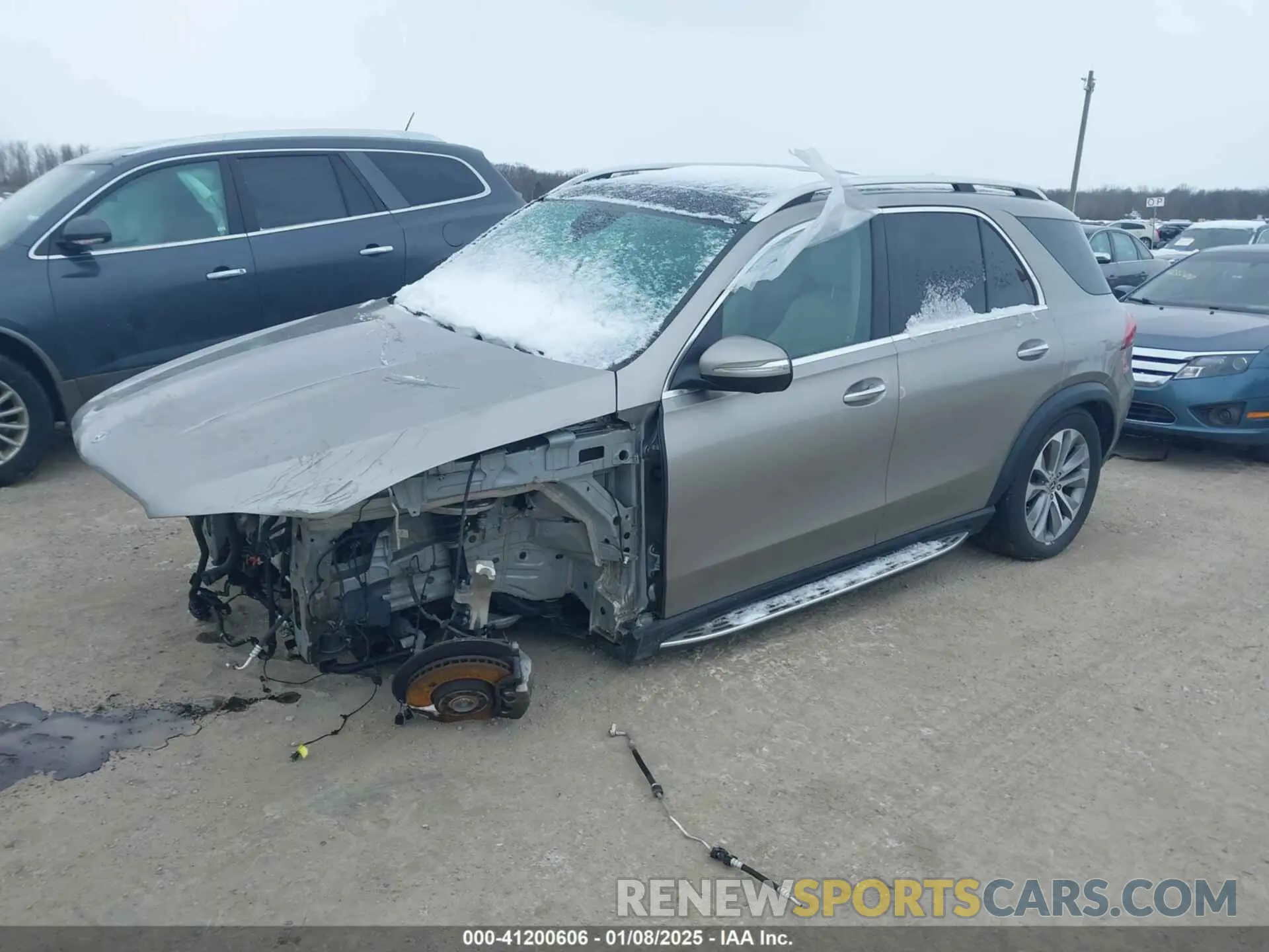 2 Photograph of a damaged car 4JGFB4KB8LA138213 MERCEDES-BENZ GLE 350 2020