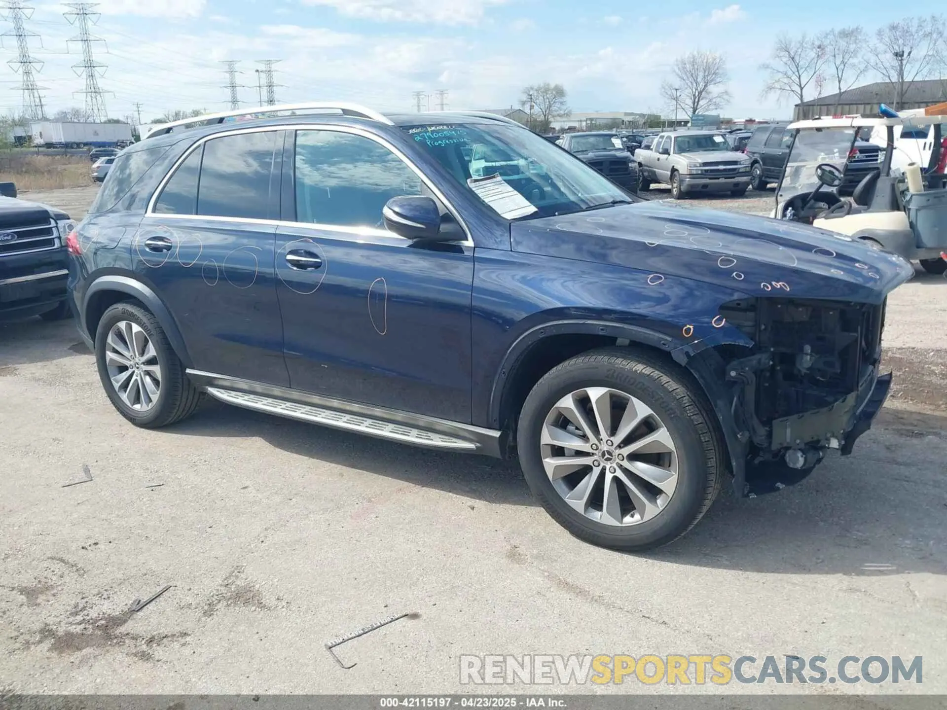 1 Photograph of a damaged car 4JGFB4KE7LA049386 MERCEDES-BENZ GLE 350 2020