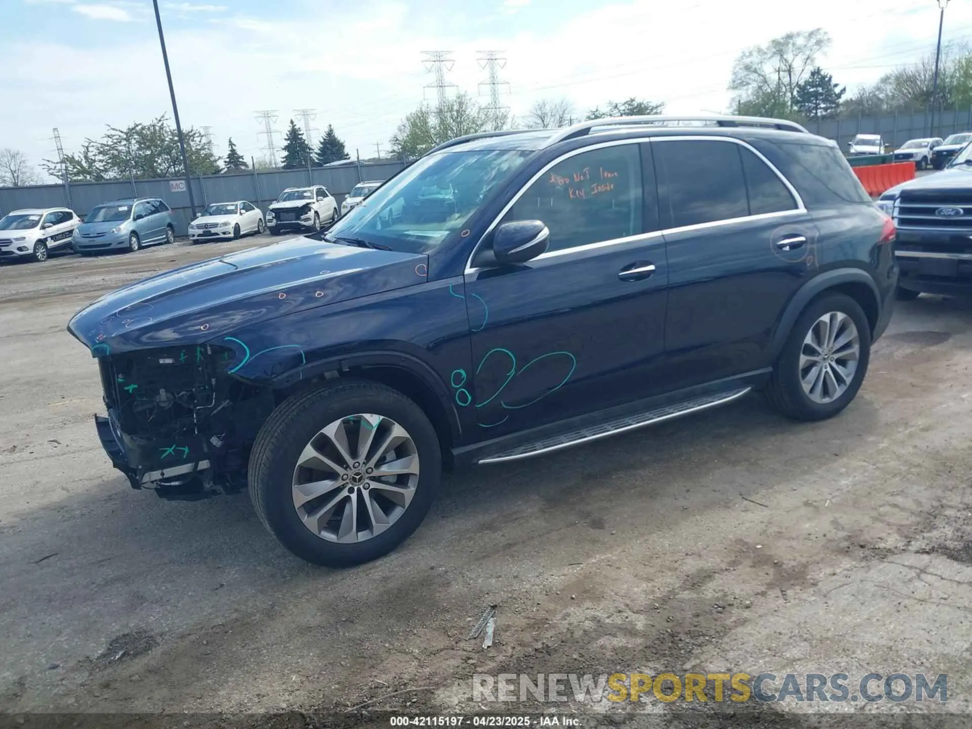 2 Photograph of a damaged car 4JGFB4KE7LA049386 MERCEDES-BENZ GLE 350 2020