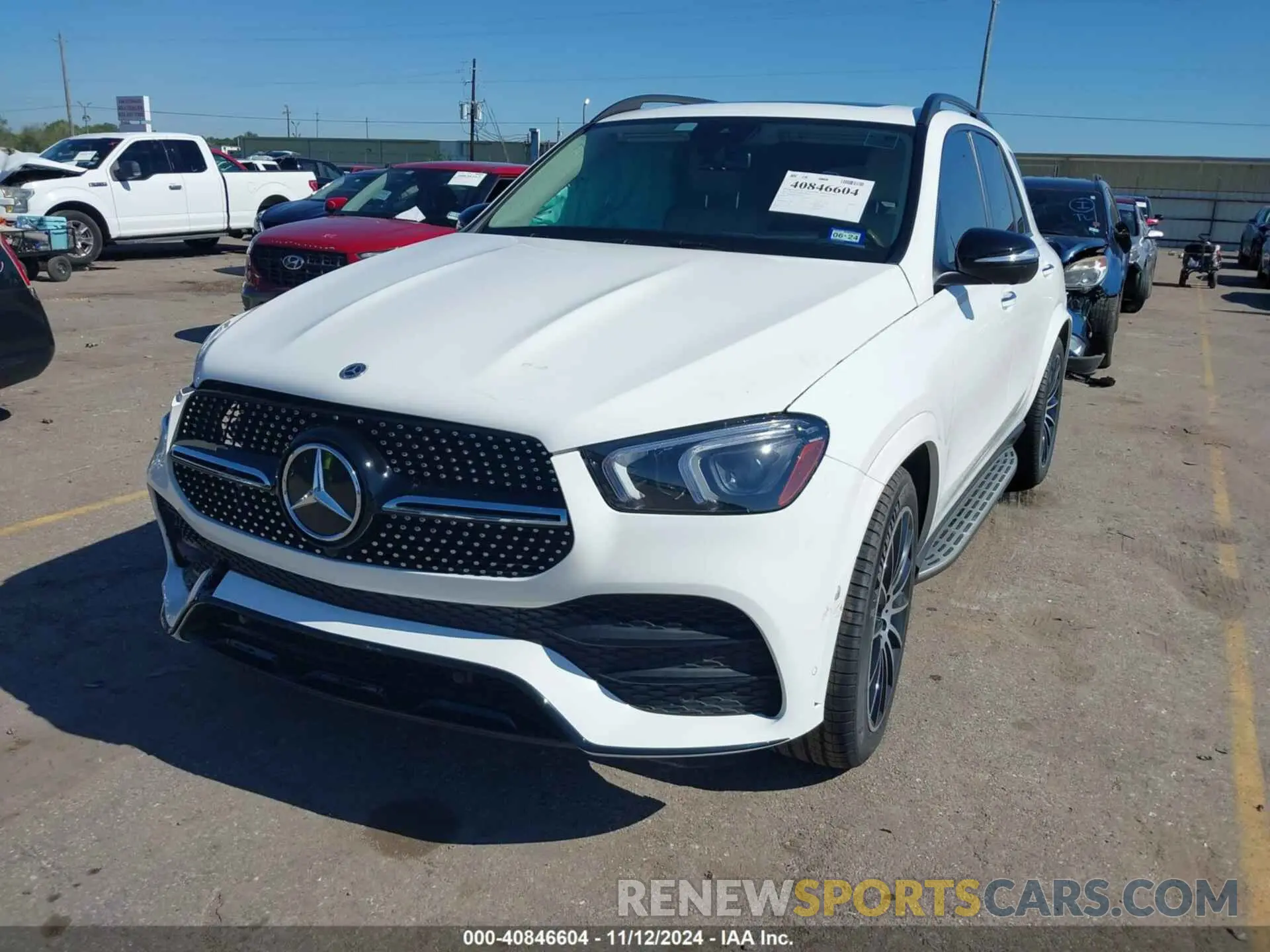 2 Photograph of a damaged car 4JGFB4JB3MA516084 MERCEDES-BENZ GLE 350 2021