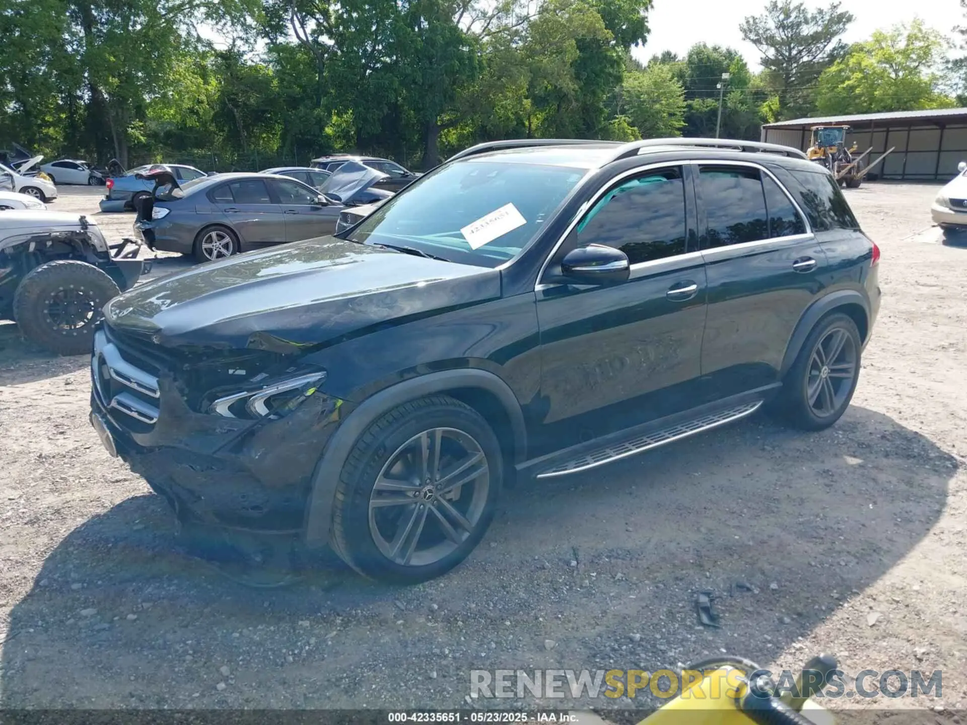 2 Photograph of a damaged car 4JGFB4JB8MA375514 MERCEDES-BENZ GLE 350 2021
