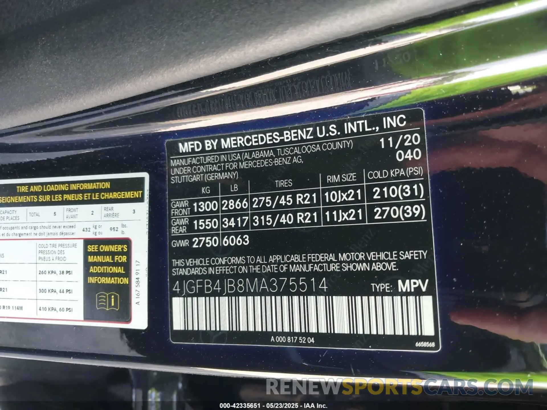 9 Photograph of a damaged car 4JGFB4JB8MA375514 MERCEDES-BENZ GLE 350 2021