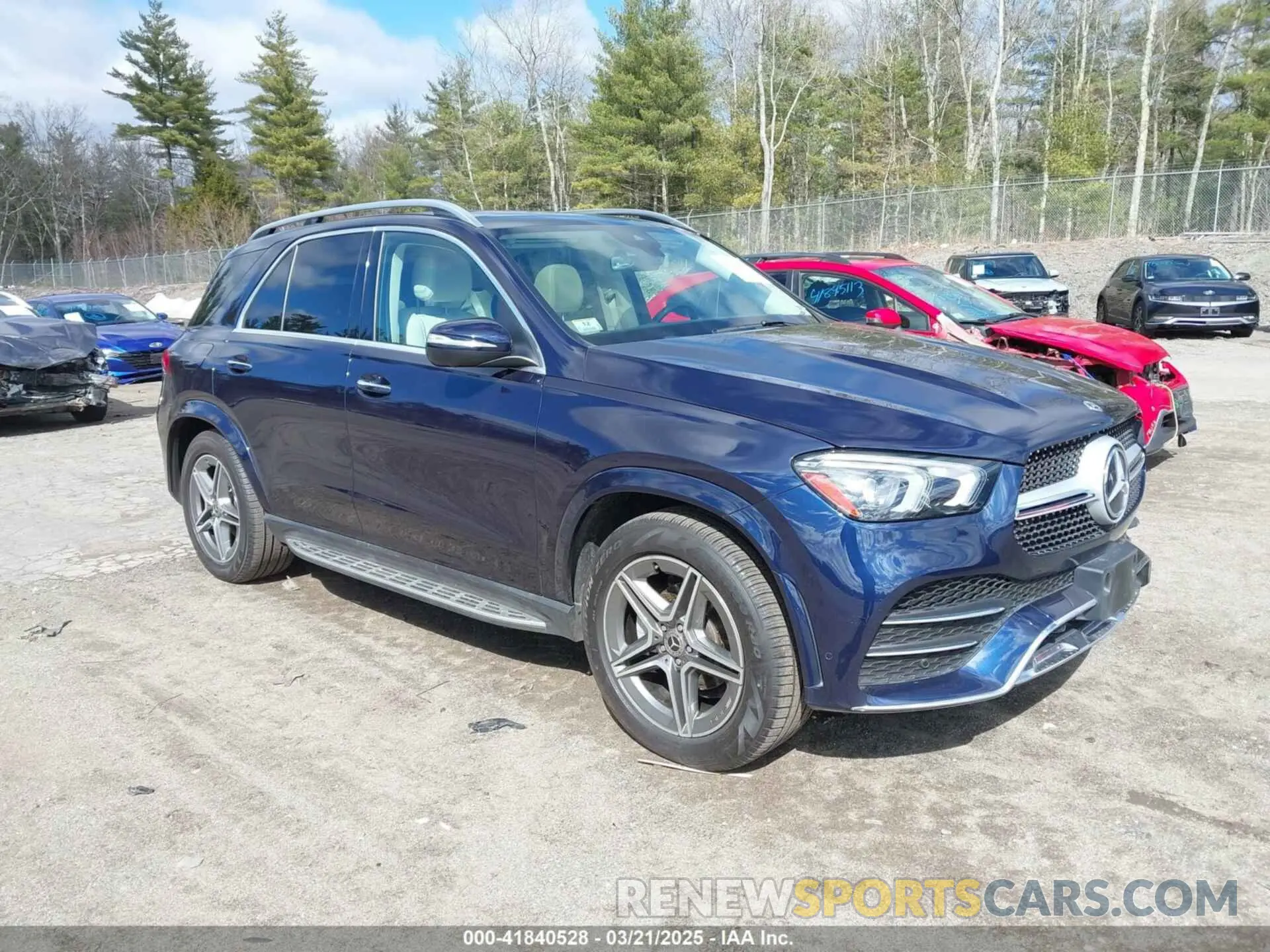 1 Photograph of a damaged car 4JGFB4KB2MA492990 MERCEDES-BENZ GLE 350 2021