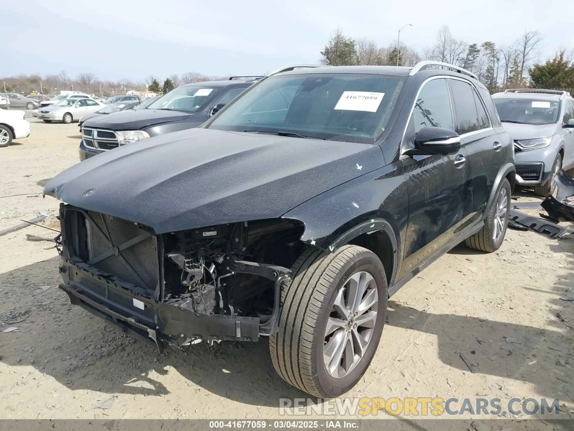 2 Photograph of a damaged car 4JGFB4KB6MA438107 MERCEDES-BENZ GLE 350 2021