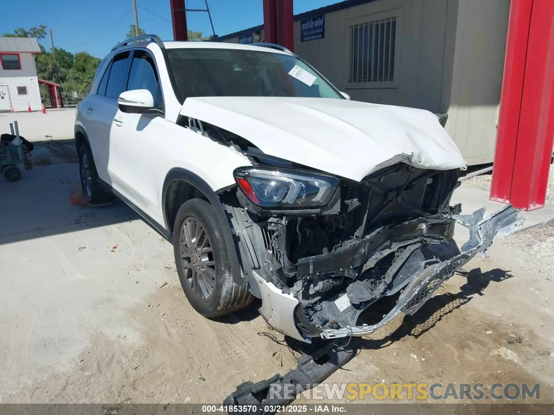 1 Photograph of a damaged car 4JGFB4KB9MA435329 MERCEDES-BENZ GLE 350 2021