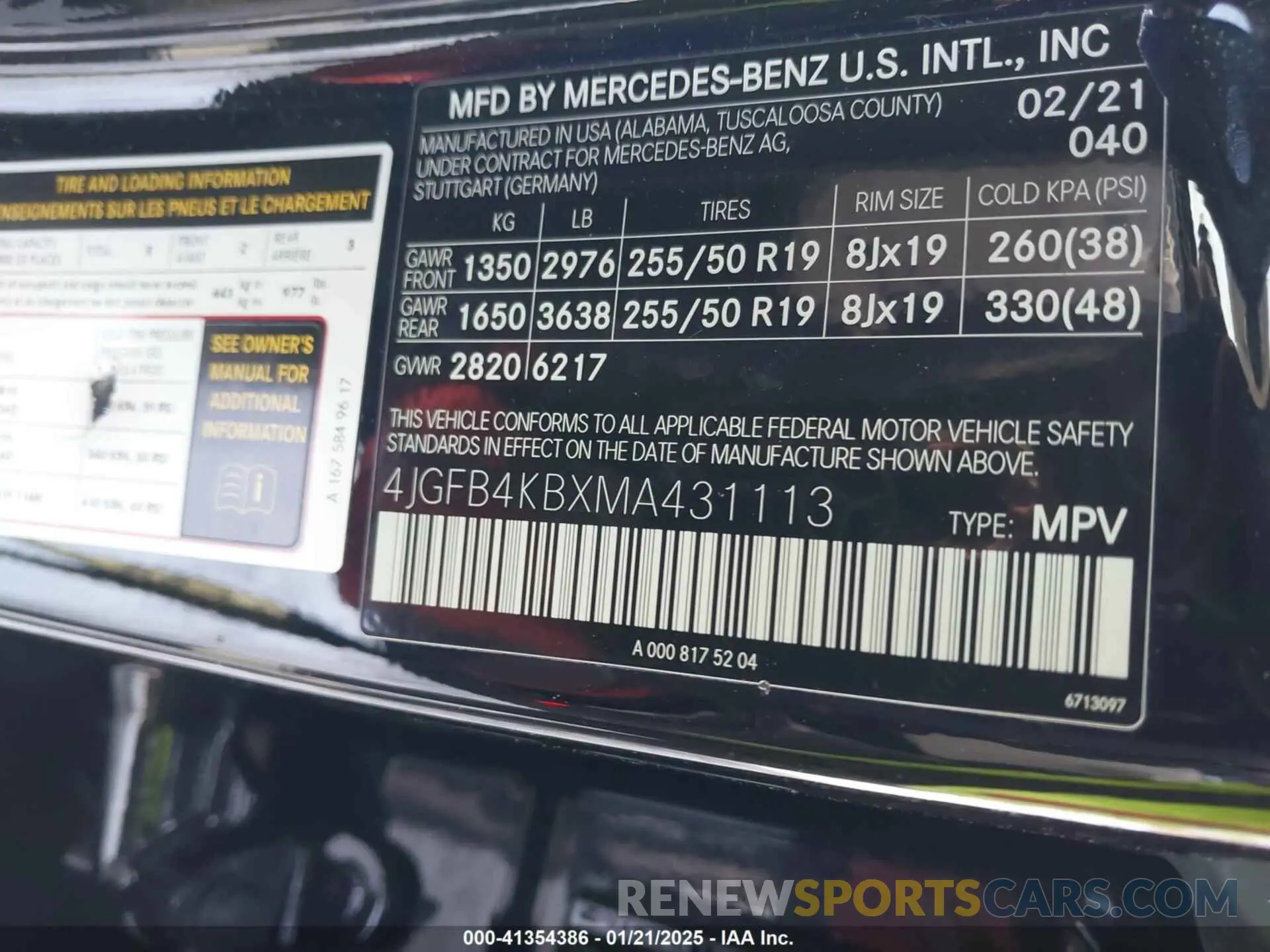 9 Photograph of a damaged car 4JGFB4KBXMA431113 MERCEDES-BENZ GLE 350 2021