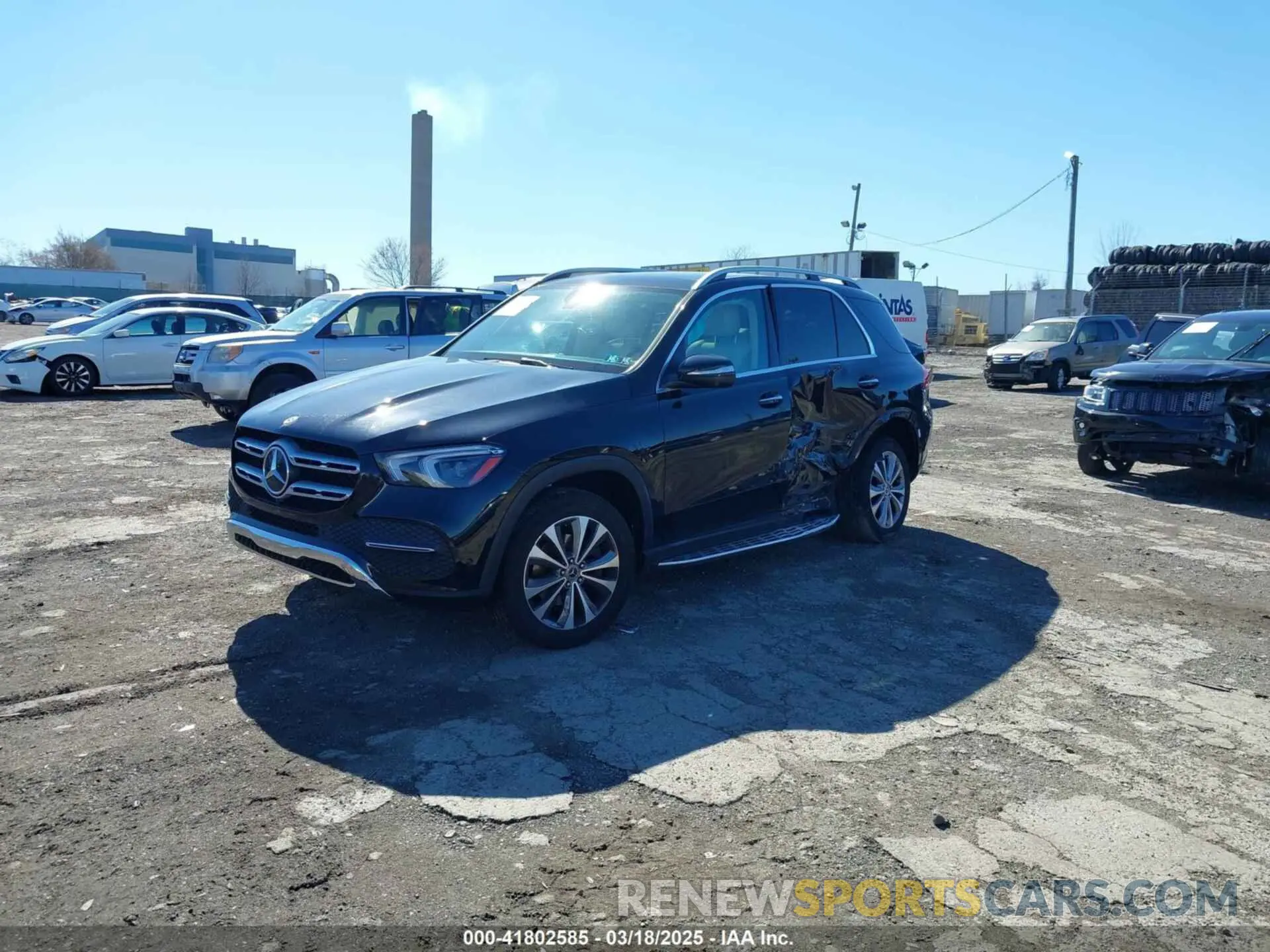 2 Photograph of a damaged car 4JGFB4KE1MA484163 MERCEDES-BENZ GLE 350 2021