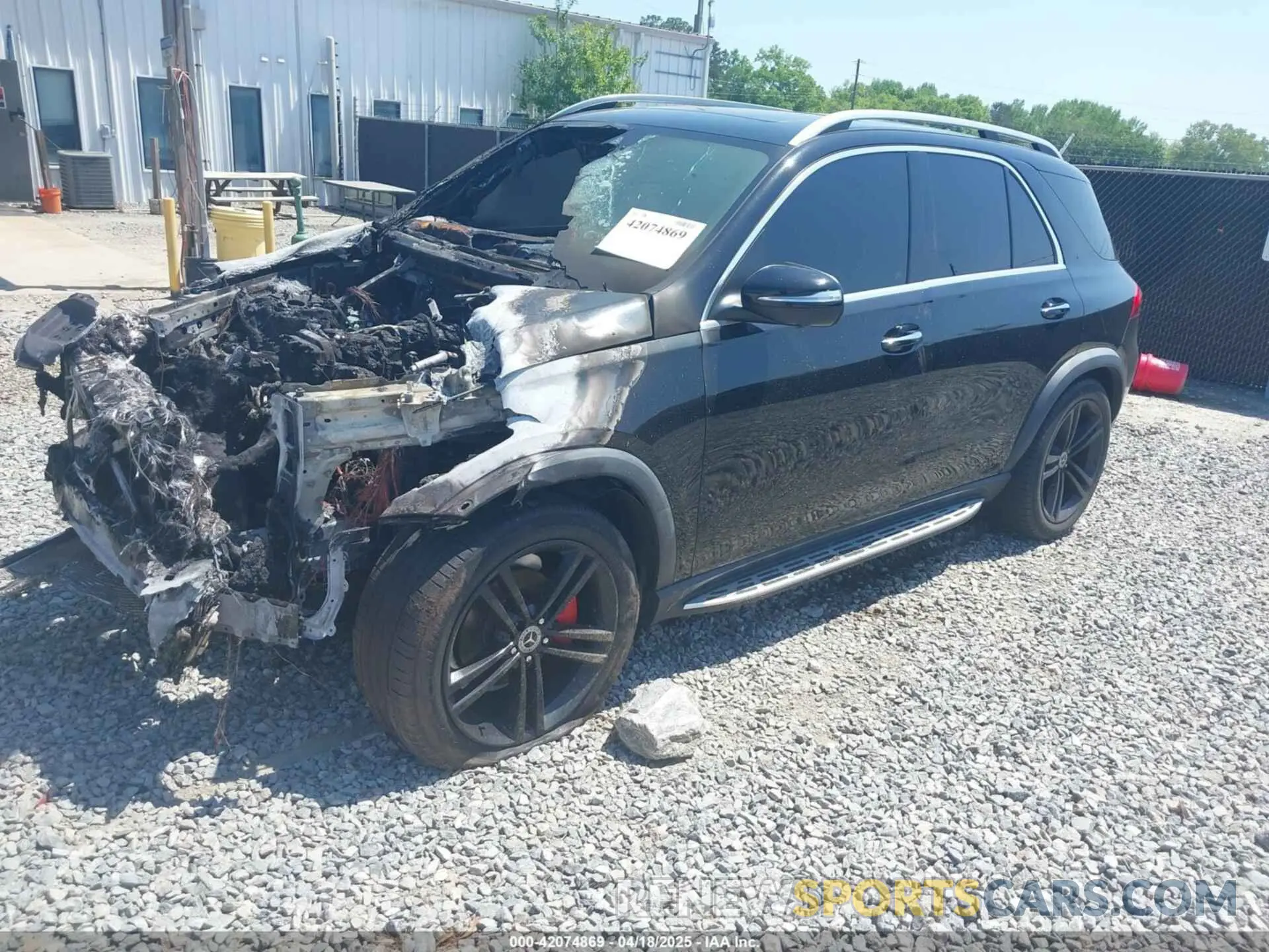 2 Photograph of a damaged car 4JGFB4KE1MA513435 MERCEDES-BENZ GLE 350 2021
