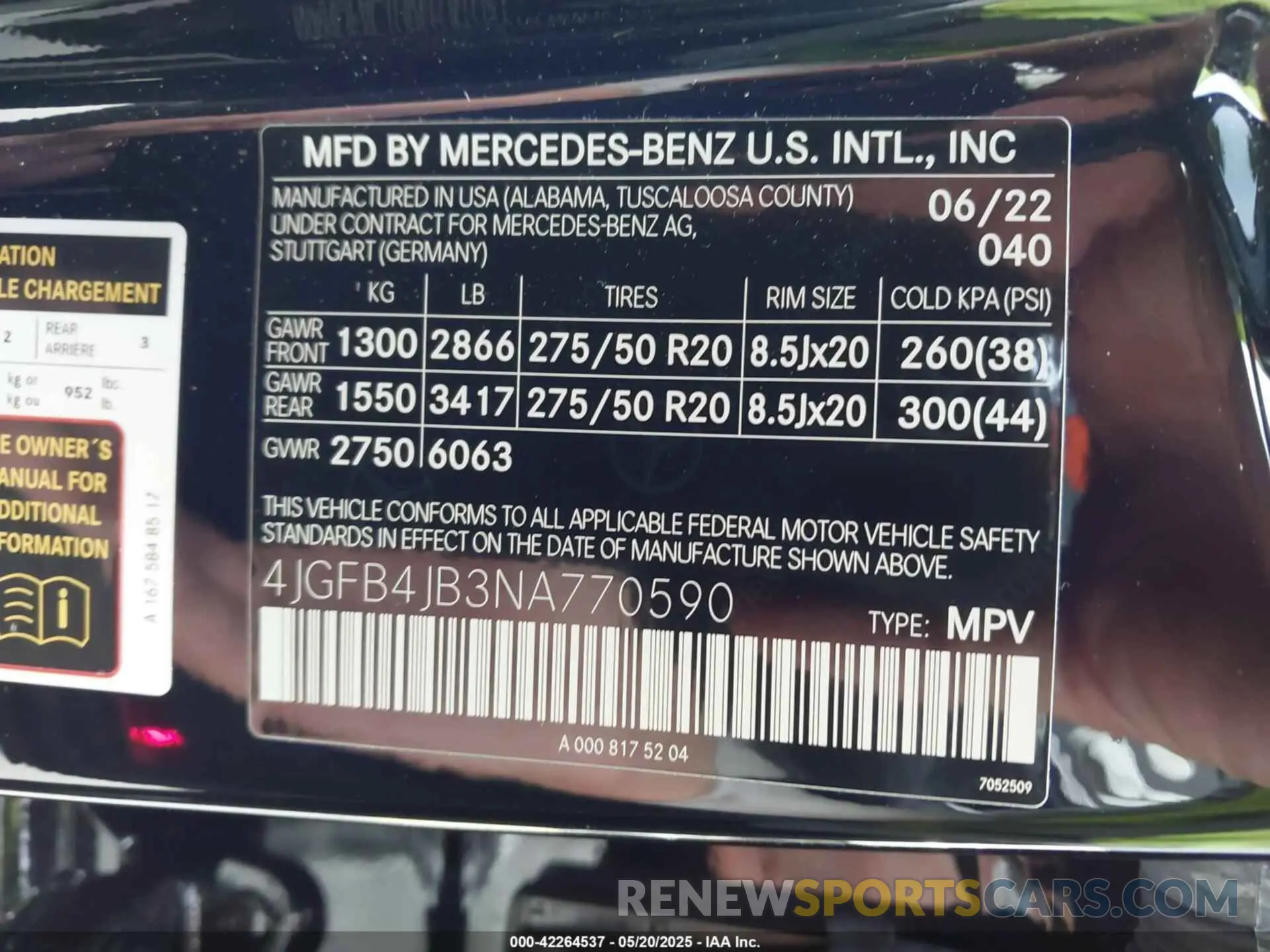 9 Photograph of a damaged car 4JGFB4JB3NA770590 MERCEDES-BENZ GLE 350 2022