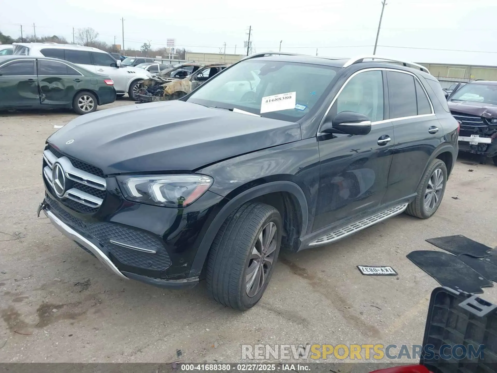 2 Photograph of a damaged car 4JGFB4JB3NA794839 MERCEDES-BENZ GLE 350 2022
