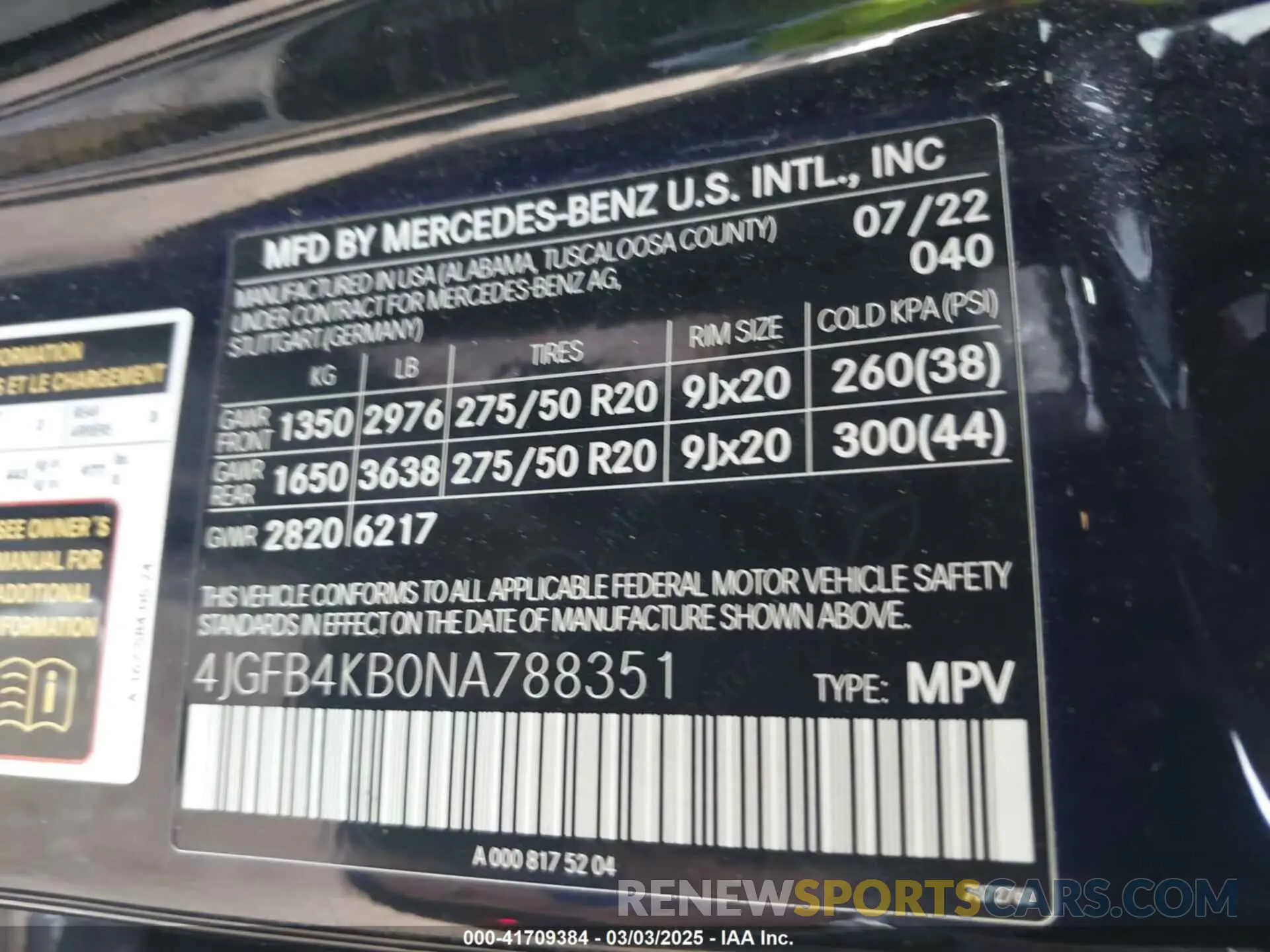 9 Photograph of a damaged car 4JGFB4KB0NA788351 MERCEDES-BENZ GLE 350 2022