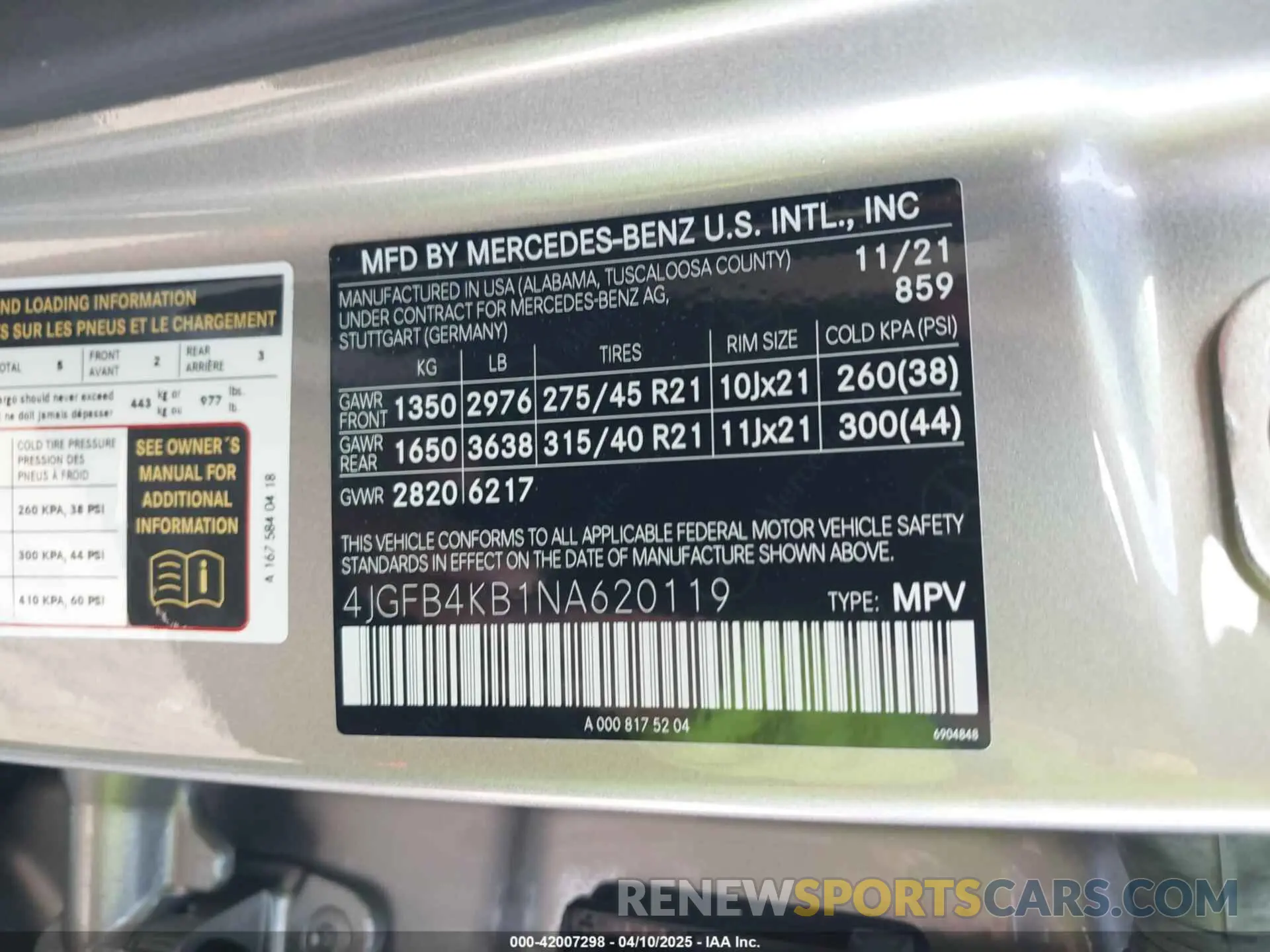 9 Photograph of a damaged car 4JGFB4KB1NA620119 MERCEDES-BENZ GLE 350 2022