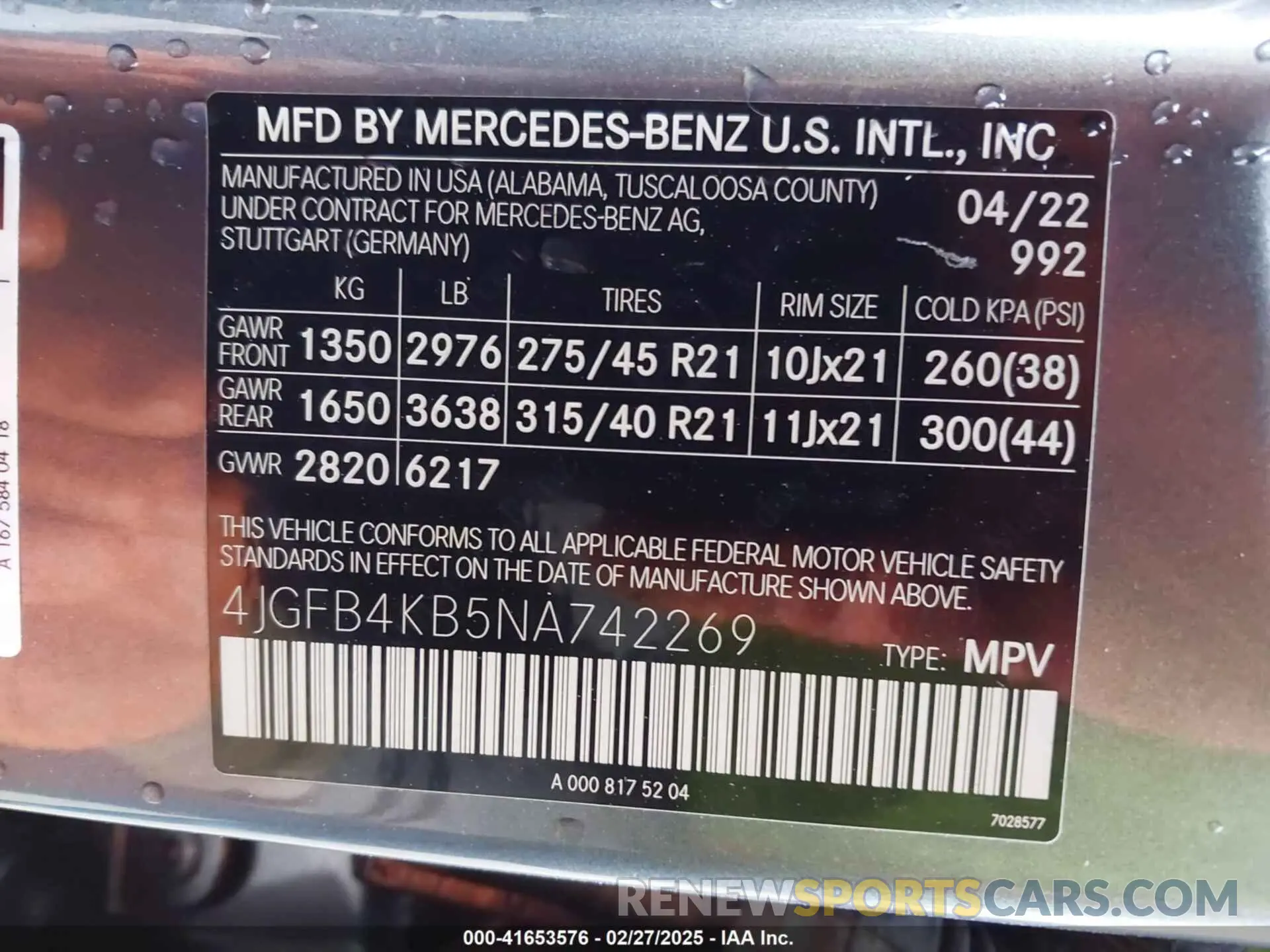 9 Photograph of a damaged car 4JGFB4KB5NA742269 MERCEDES-BENZ GLE 350 2022