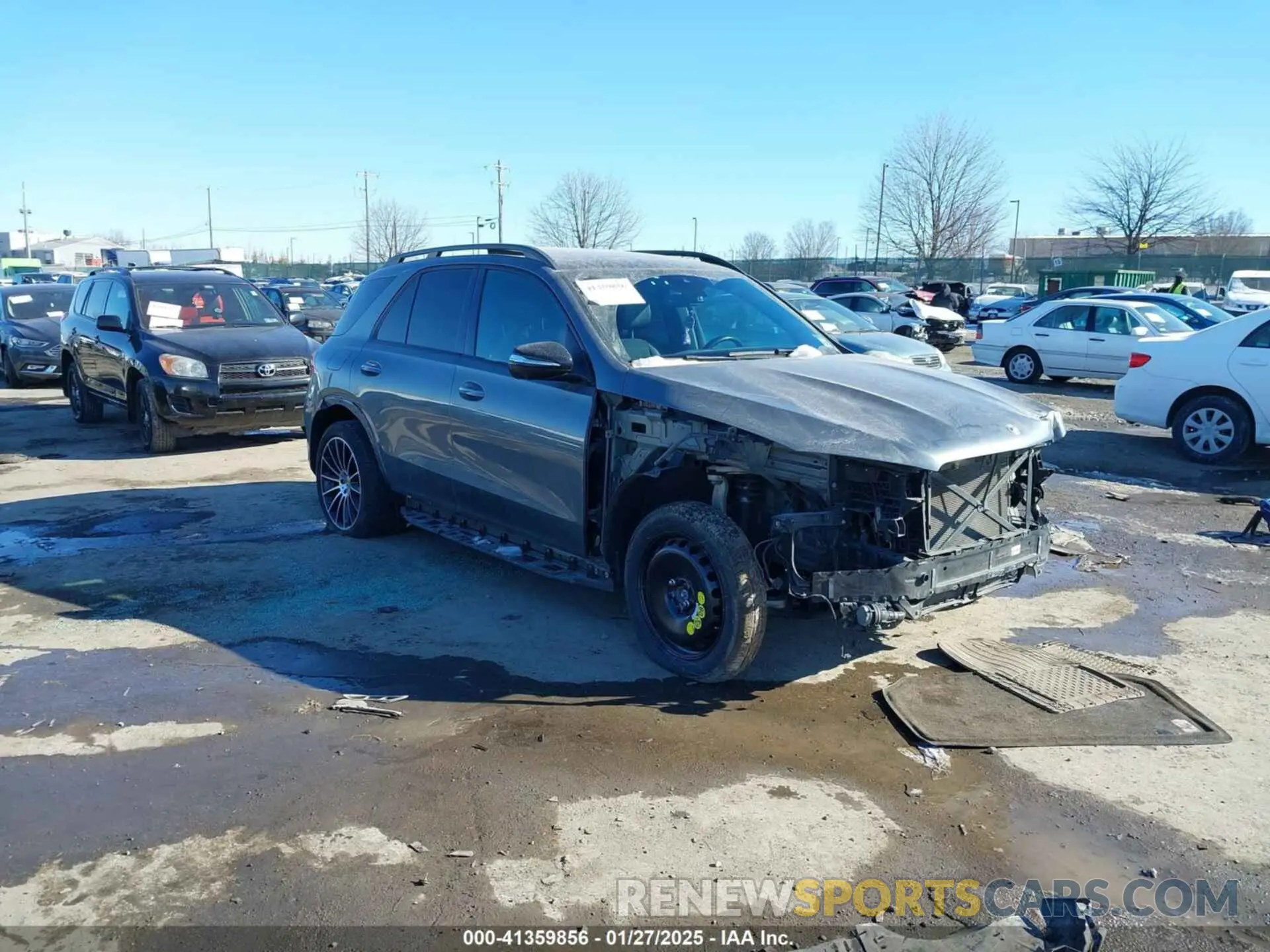 1 Photograph of a damaged car 4JGFB4KB6NA709829 MERCEDES-BENZ GLE 350 2022