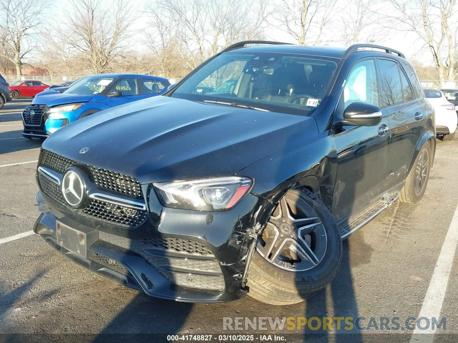 2 Photograph of a damaged car 4JGFB4KB7NA750390 MERCEDES-BENZ GLE 350 2022