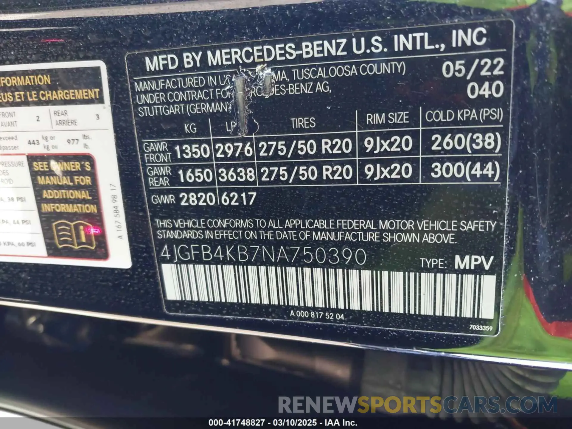 9 Photograph of a damaged car 4JGFB4KB7NA750390 MERCEDES-BENZ GLE 350 2022