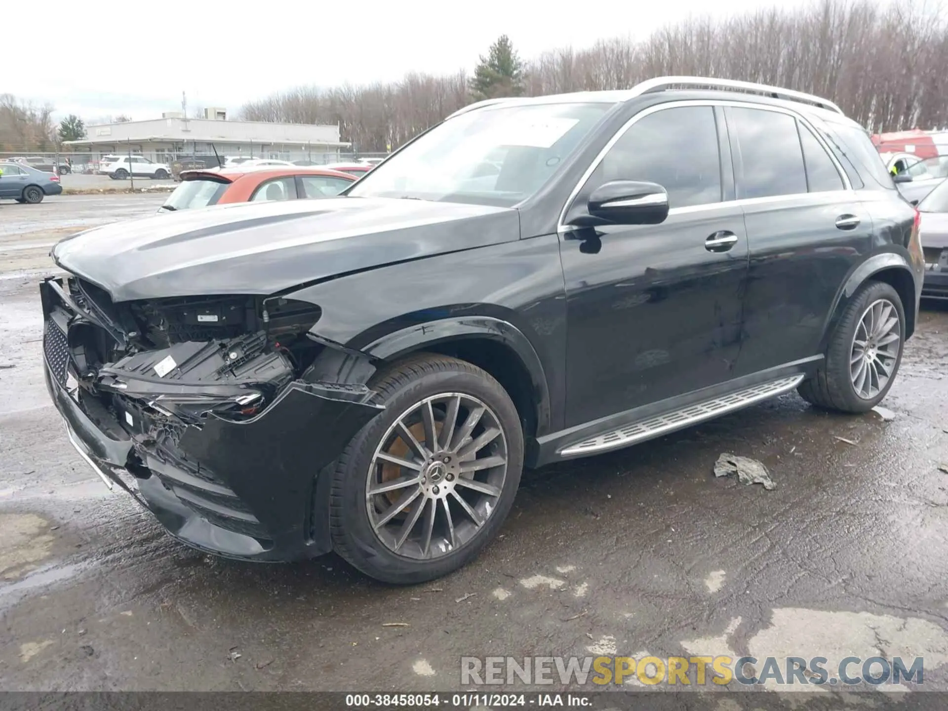 2 Photograph of a damaged car 4JGFB4KB9NA652977 MERCEDES-BENZ GLE 350 2022