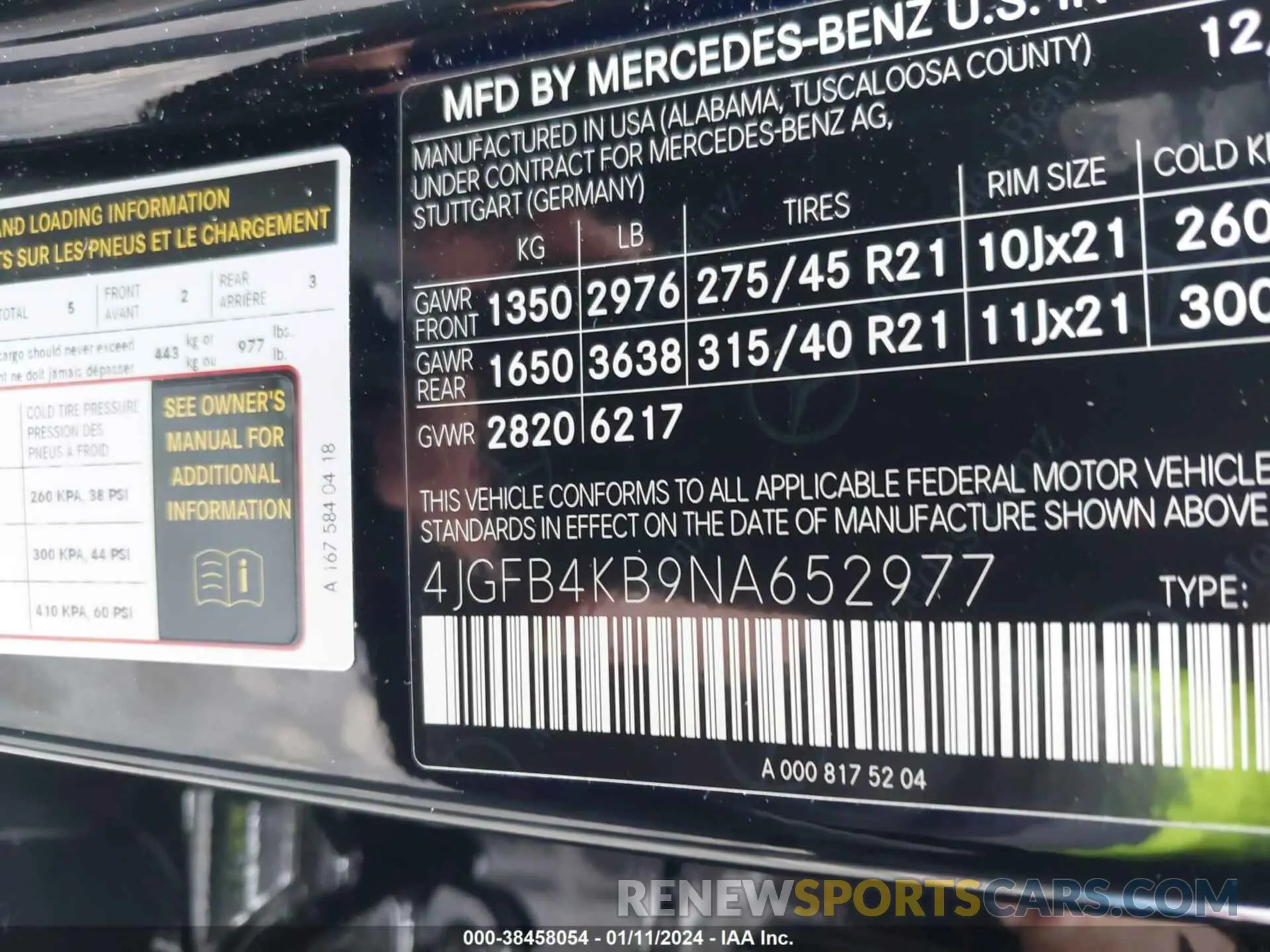 9 Photograph of a damaged car 4JGFB4KB9NA652977 MERCEDES-BENZ GLE 350 2022