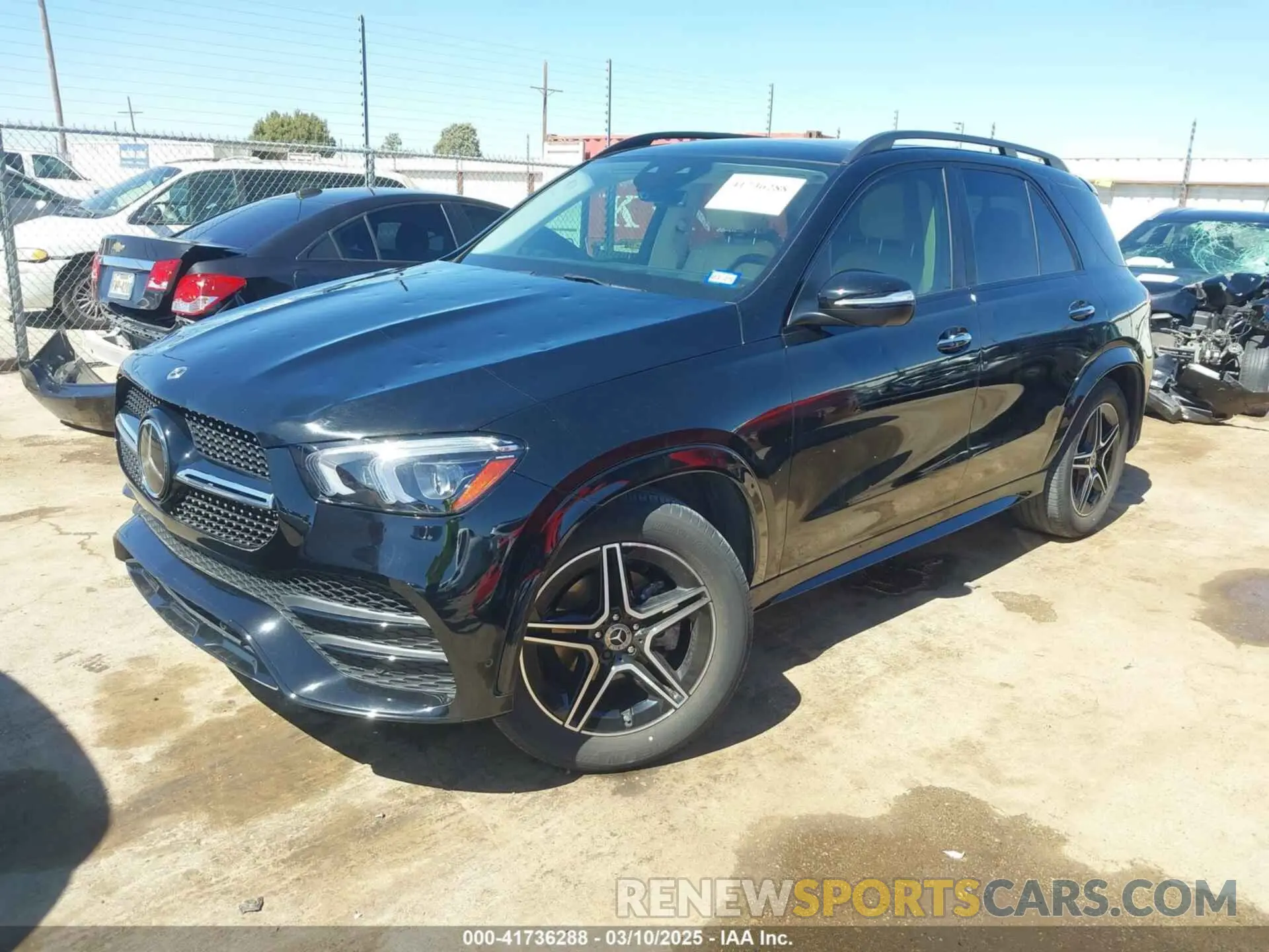 2 Photograph of a damaged car 4JGFB4KBXNA726486 MERCEDES-BENZ GLE 350 2022