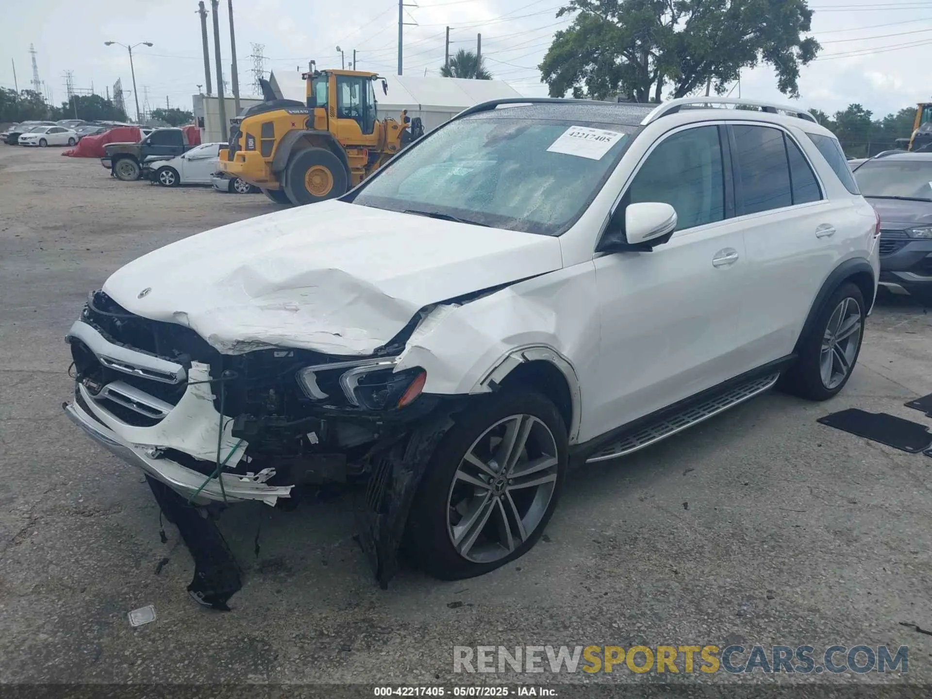 2 Photograph of a damaged car 4JGFB4KE8NA741613 MERCEDES-BENZ GLE 350 2022