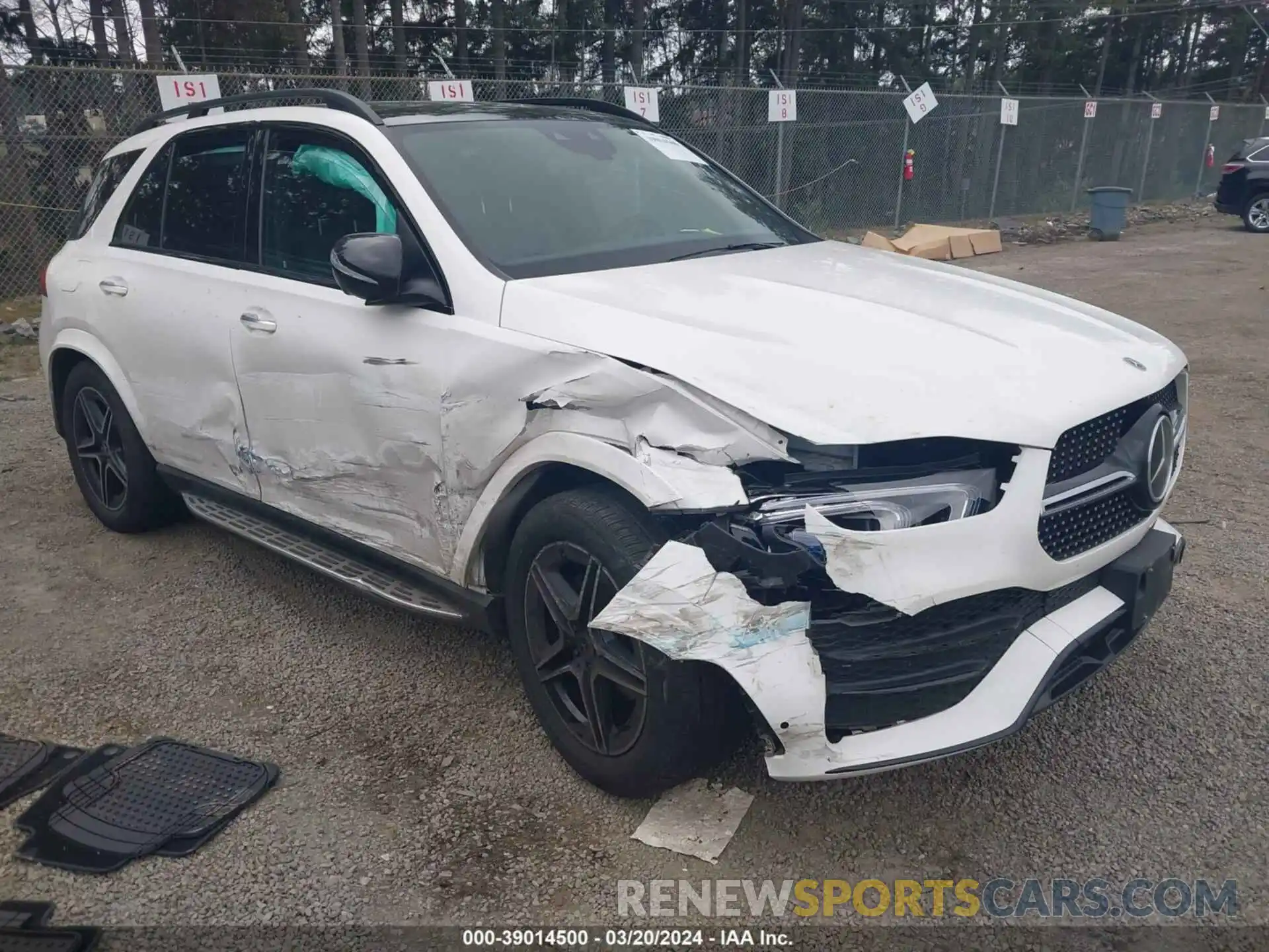 1 Photograph of a damaged car 4JGFB4KE9NA629743 MERCEDES-BENZ GLE 350 2022