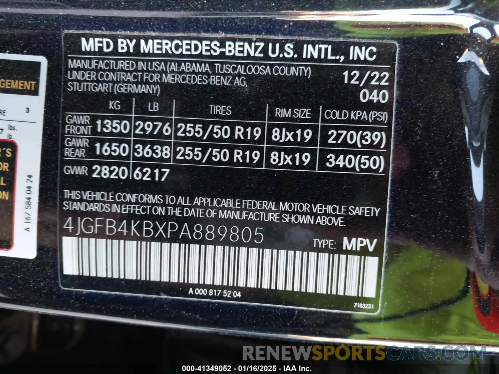 9 Photograph of a damaged car 4JGFB4KBXPA889805 MERCEDES-BENZ GLE 350 2023