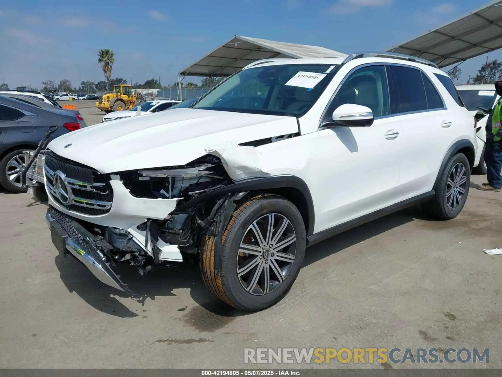 2 Photograph of a damaged car 4JGFB4FBXSB282557 MERCEDES-BENZ GLE 350 2025