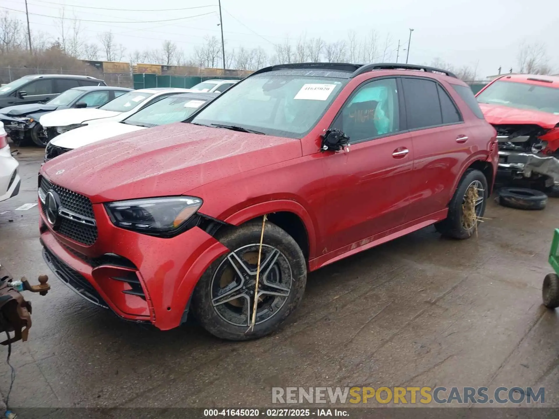 2 Photograph of a damaged car 4JGFB4FE2SB294017 MERCEDES-BENZ GLE 350 2025