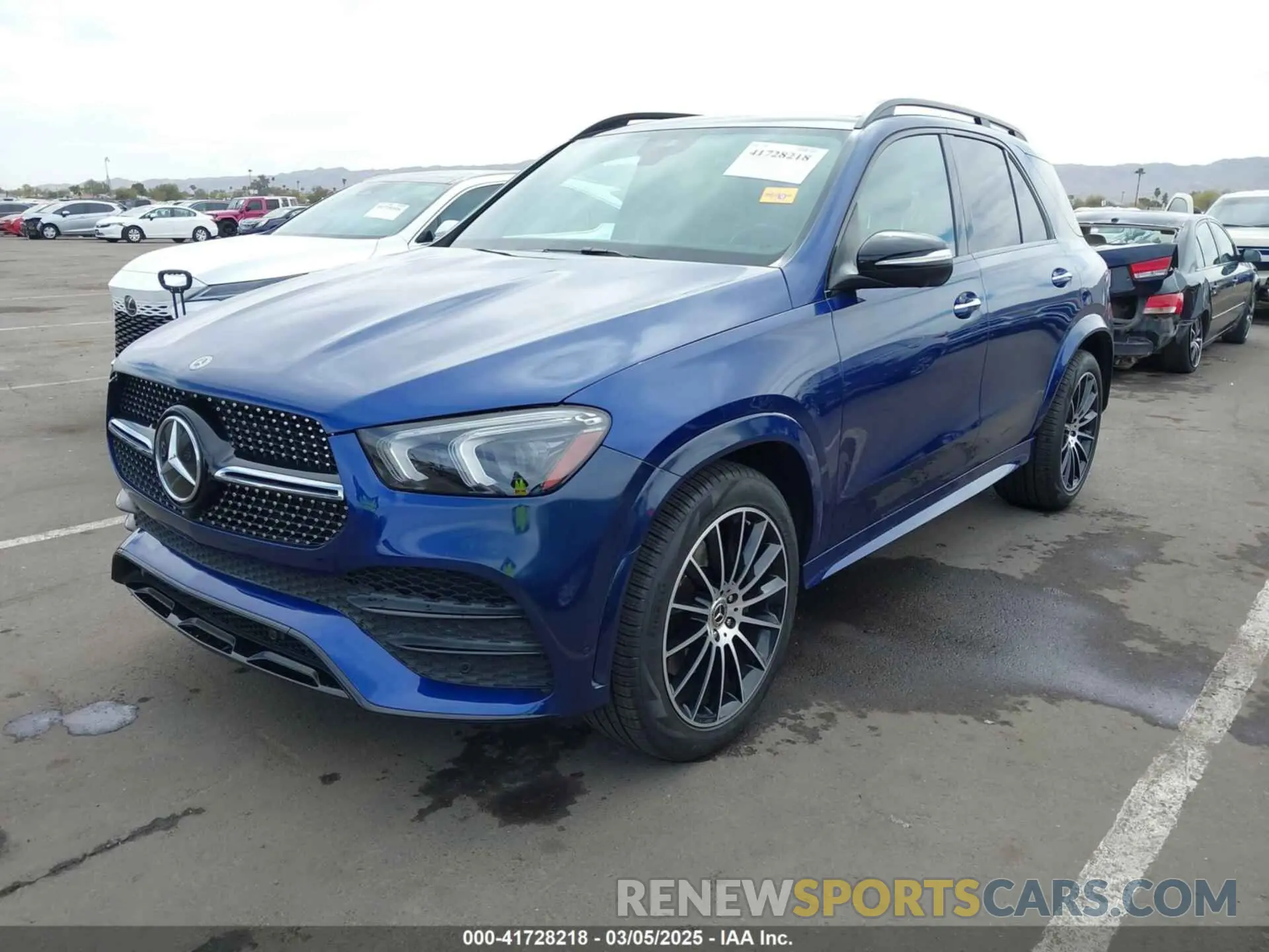 2 Photograph of a damaged car 4JGFB5KB2LA284340 MERCEDES-BENZ GLE 450 2020