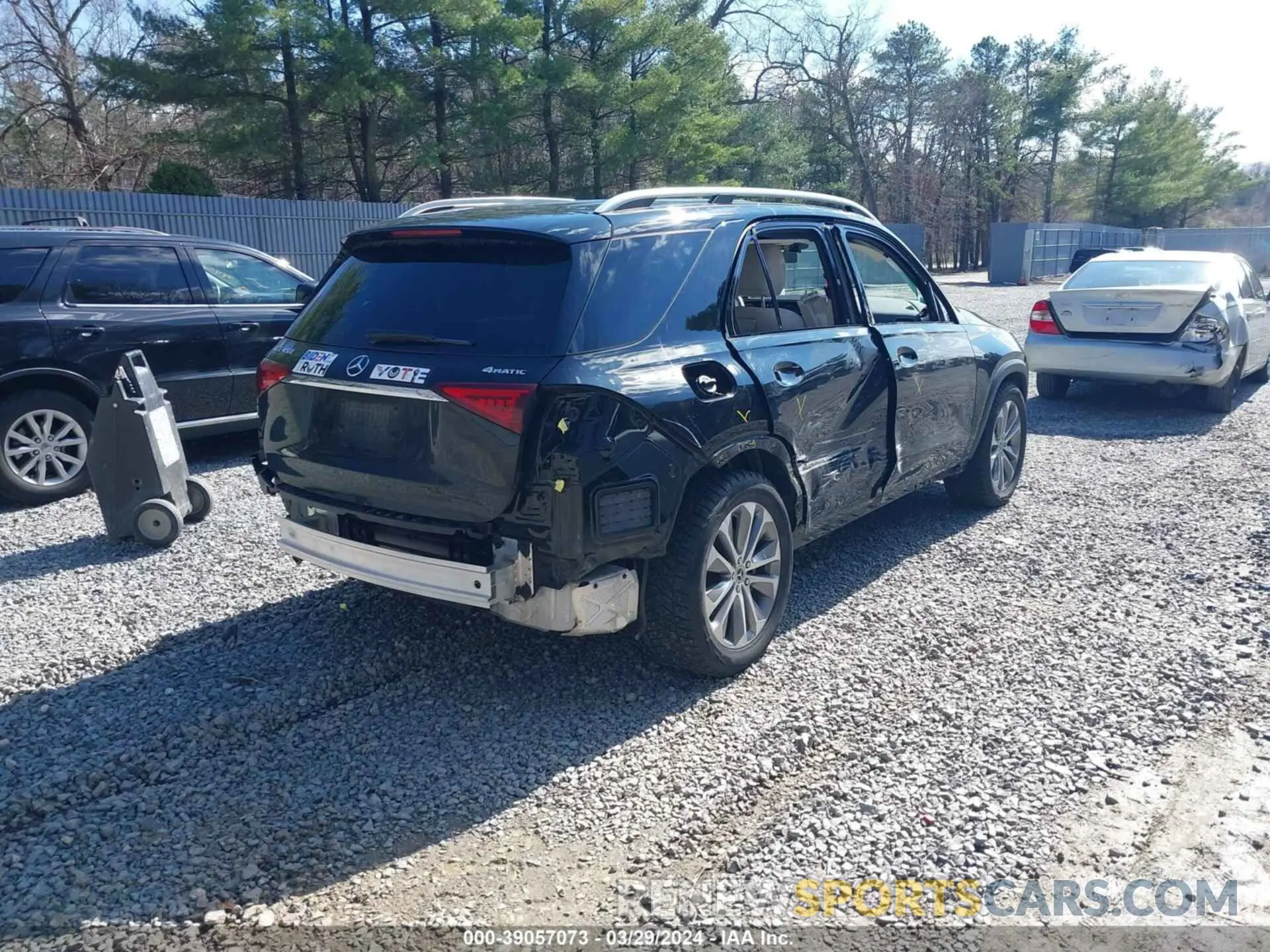 4 Photograph of a damaged car 4JGFB5KB5LA072628 MERCEDES-BENZ GLE 450 2020