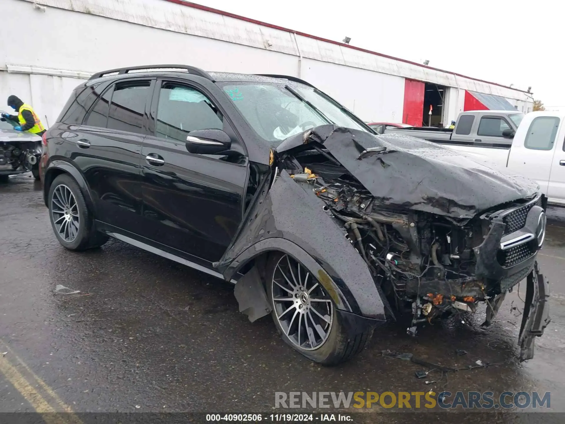 1 Photograph of a damaged car 4JGFB5KB4MA415933 MERCEDES-BENZ GLE 450 2021
