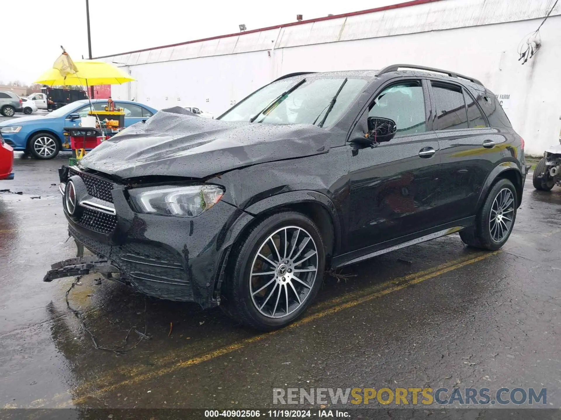 2 Photograph of a damaged car 4JGFB5KB4MA415933 MERCEDES-BENZ GLE 450 2021