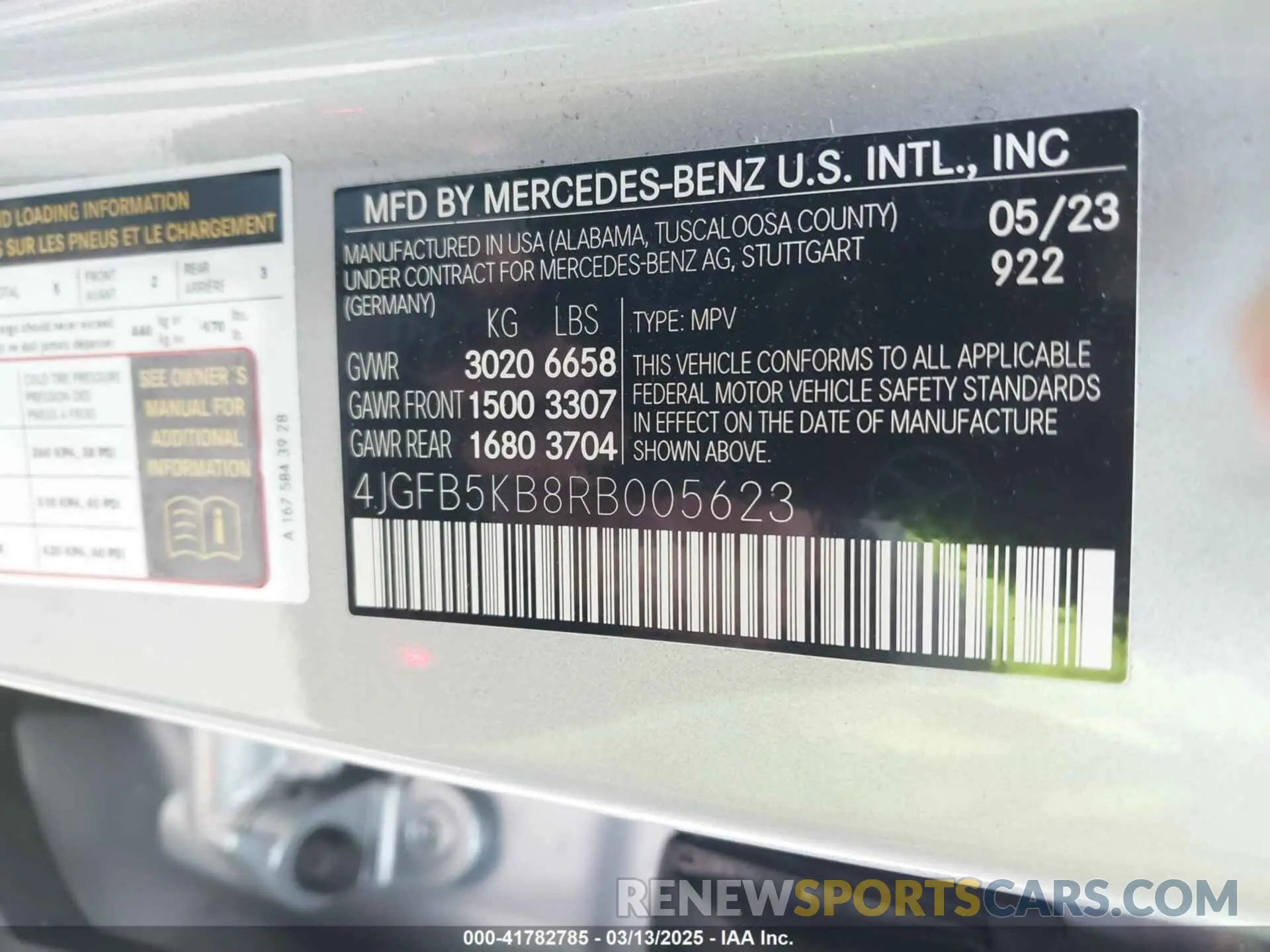 9 Photograph of a damaged car 4JGFB5KB8RB005623 MERCEDES-BENZ GLE 450 2024