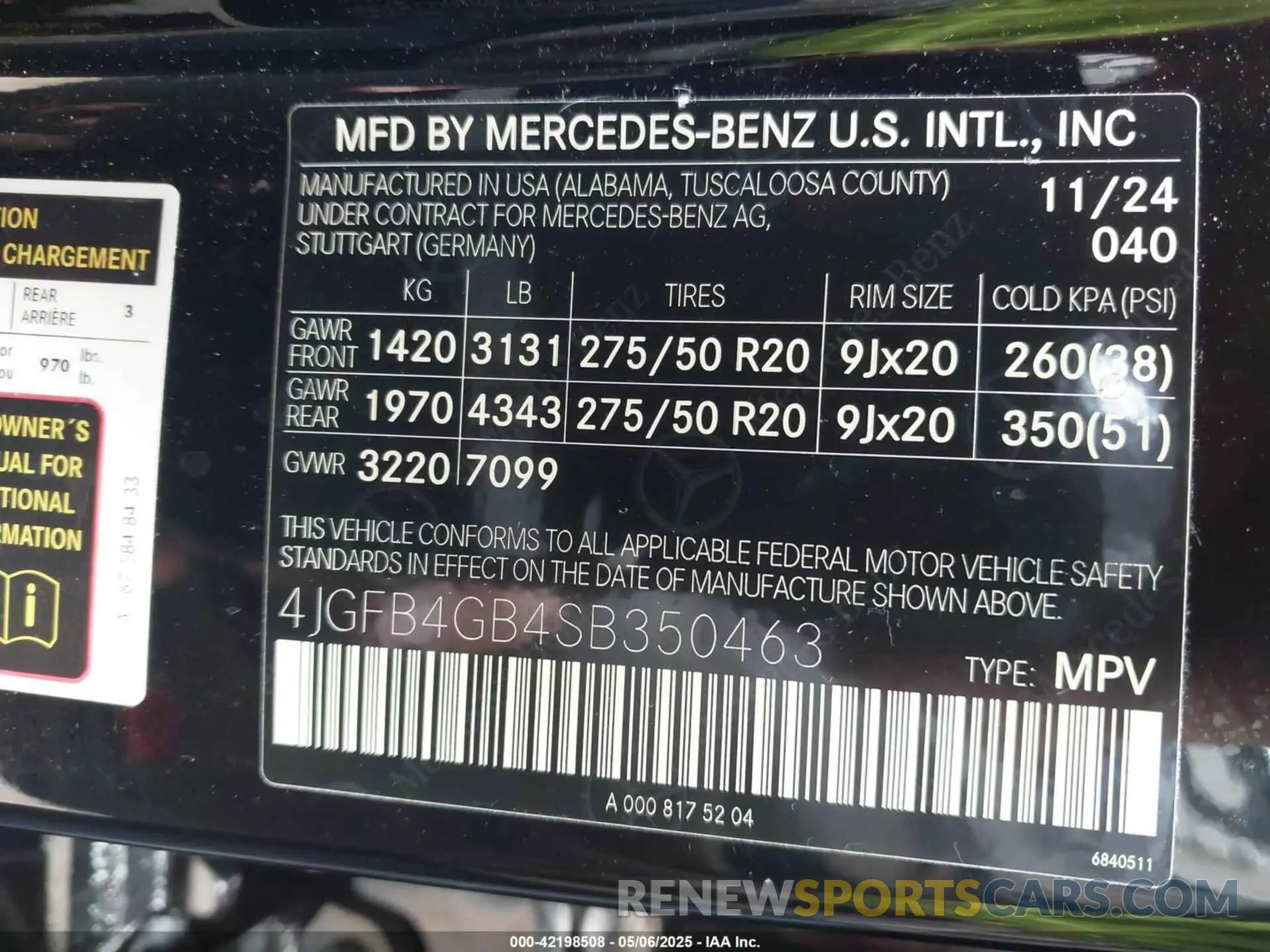 9 Photograph of a damaged car 4JGFB4GB4SB350463 MERCEDES-BENZ GLE 450E 2025