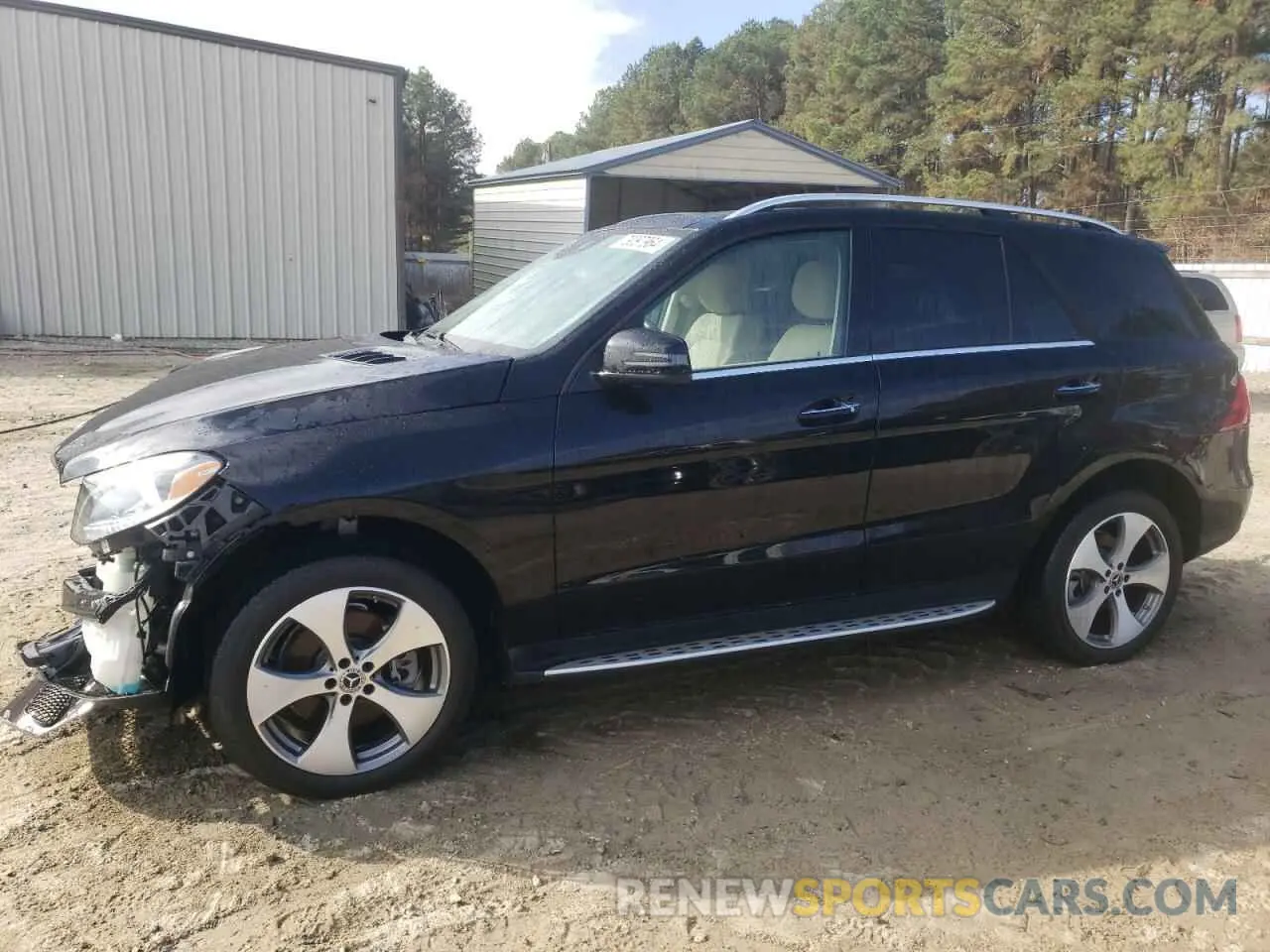 1 Photograph of a damaged car 4JGDA5GB1KB206580 MERCEDES-BENZ GLE-CLASS 2019