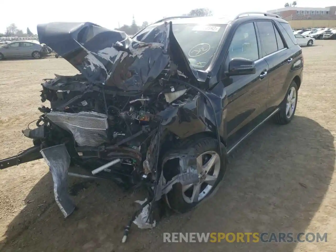 2 Photograph of a damaged car 4JGDA5GB2KB212887 MERCEDES-BENZ GLE-CLASS 2019