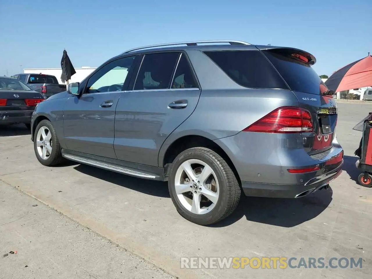 2 Photograph of a damaged car 4JGDA5GBXKB206769 MERCEDES-BENZ GLE-CLASS 2019