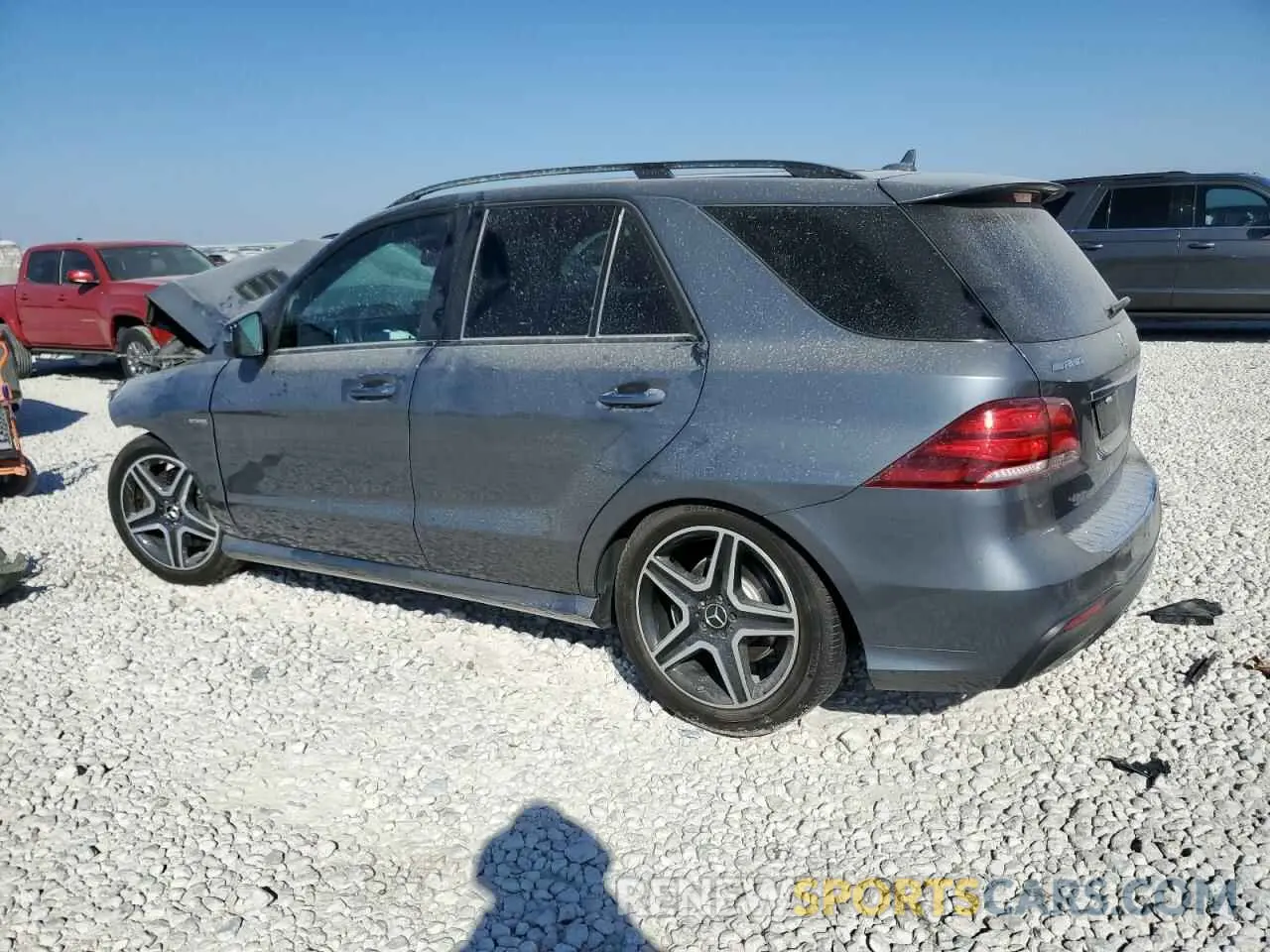 2 Photograph of a damaged car 4JGDA6EB3KB212518 MERCEDES-BENZ GLE-CLASS 2019