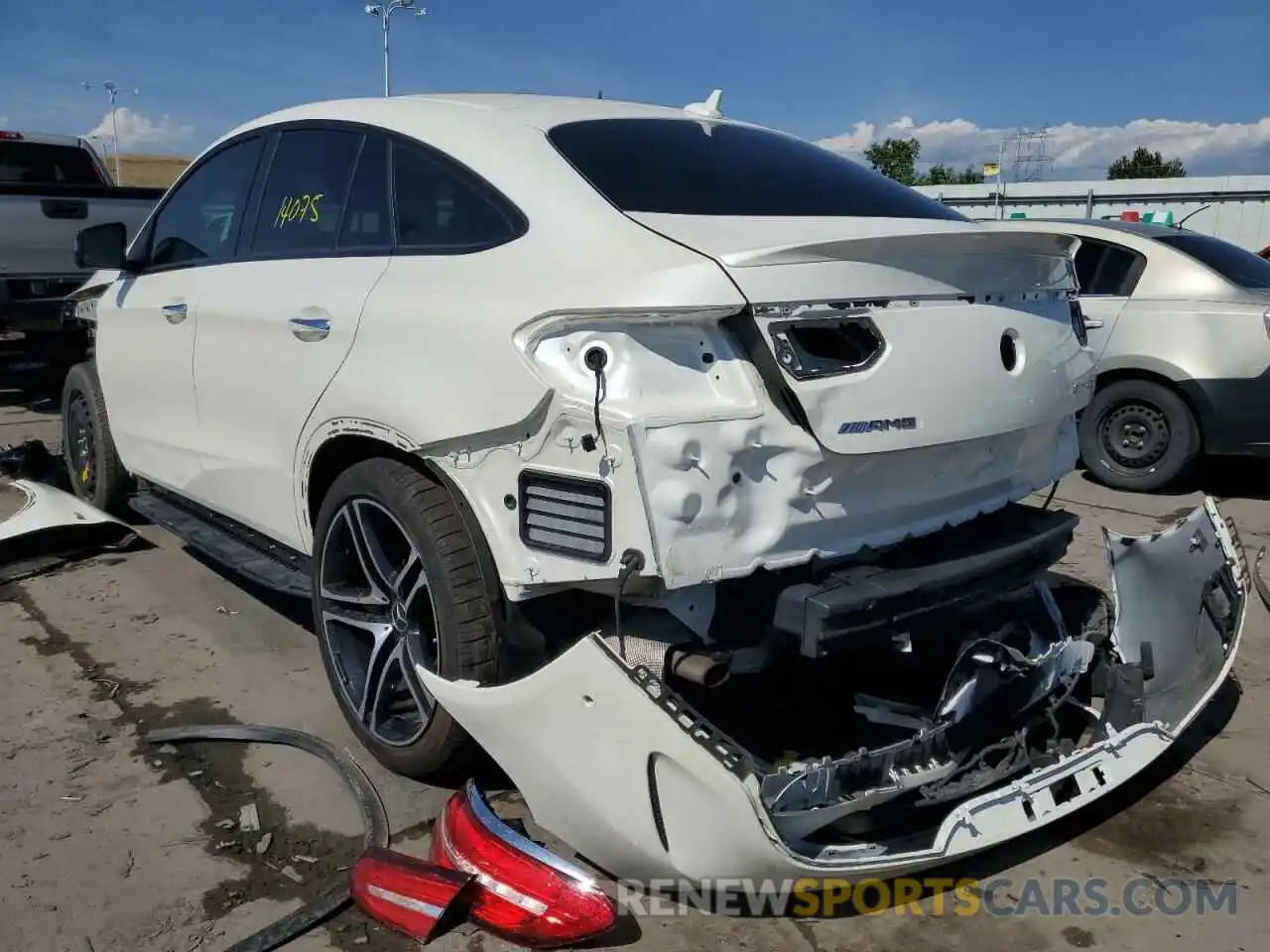 3 Photograph of a damaged car 4JGED6EB0KA150030 MERCEDES-BENZ GLE-CLASS 2019