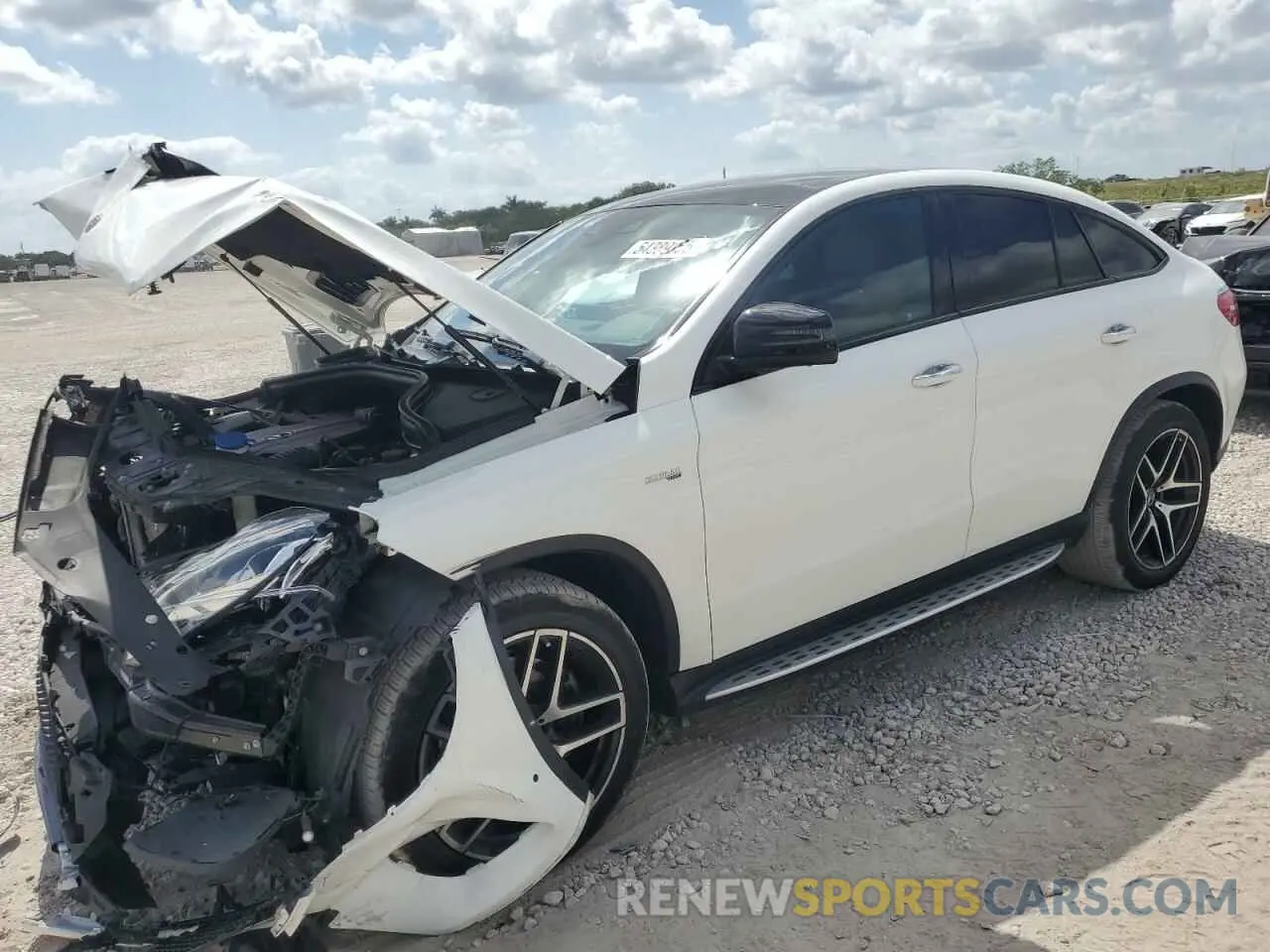 1 Photograph of a damaged car 4JGED6EB0KA154997 MERCEDES-BENZ GLE-CLASS 2019