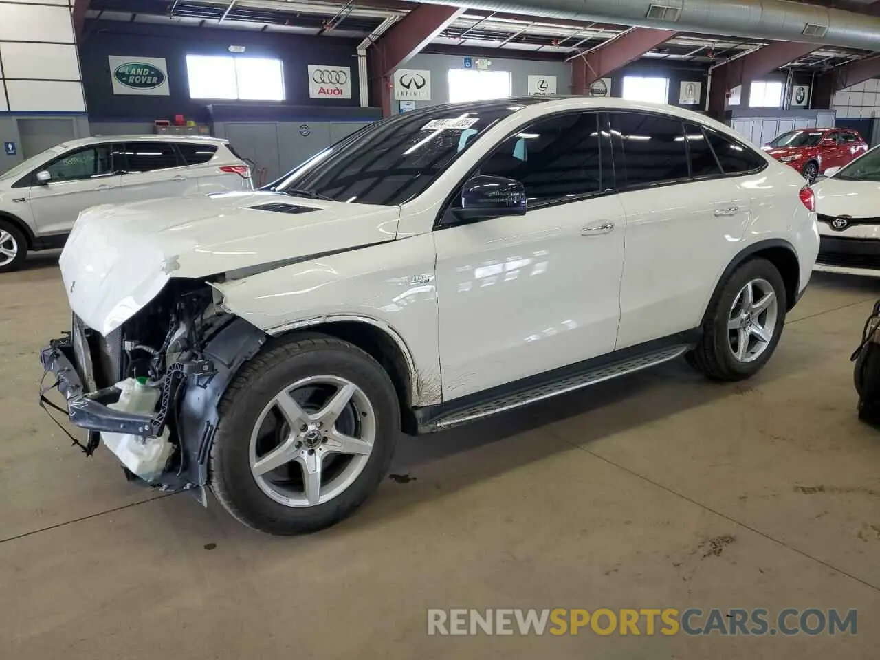 1 Photograph of a damaged car 4JGED6EB2KA151857 MERCEDES-BENZ GLE-CLASS 2019