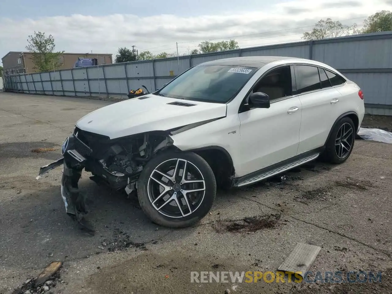 1 Photograph of a damaged car 4JGED6EB3KA126434 MERCEDES-BENZ GLE-CLASS 2019