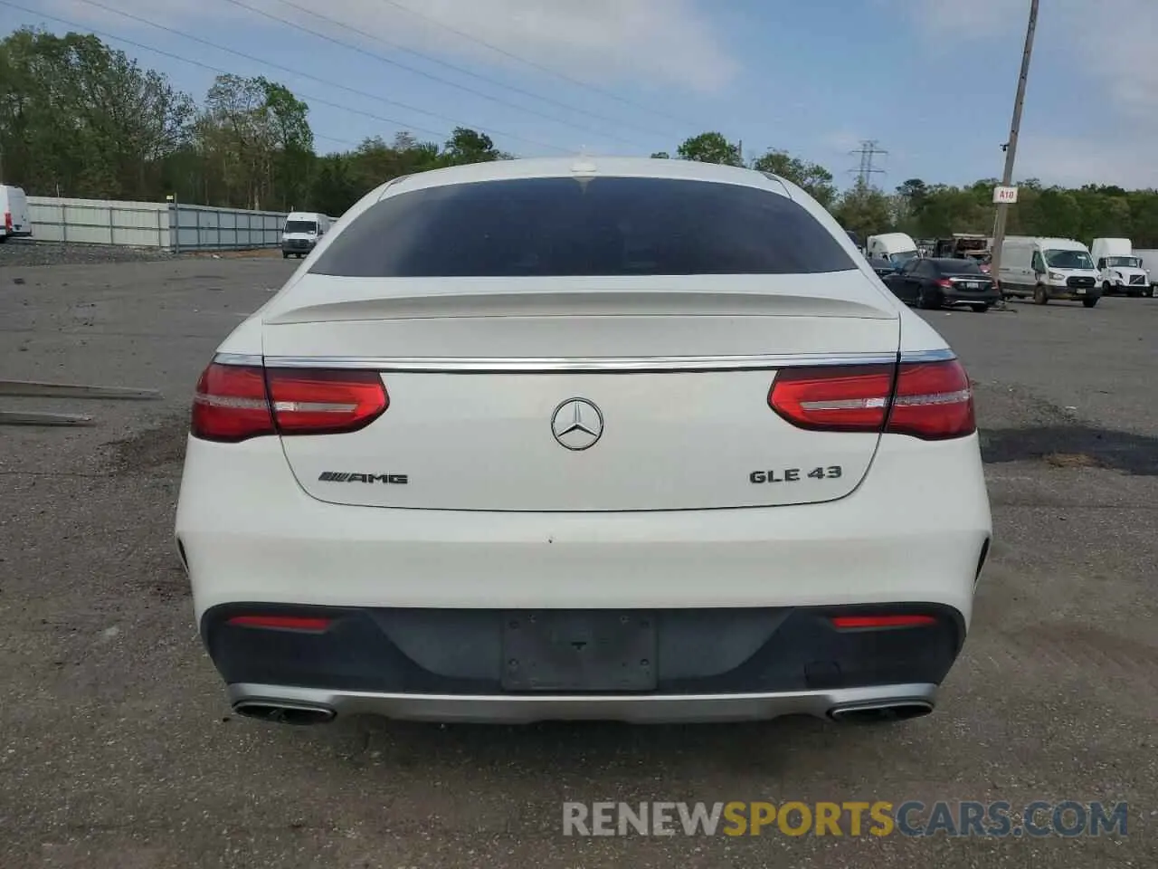 6 Photograph of a damaged car 4JGED6EB3KA126434 MERCEDES-BENZ GLE-CLASS 2019