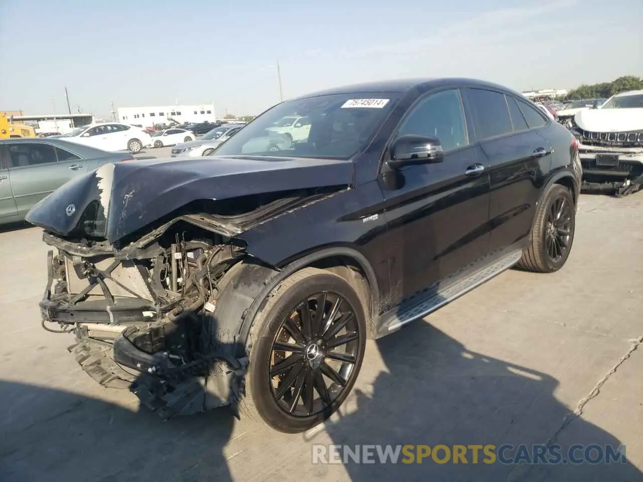 1 Photograph of a damaged car 4JGED6EB3KA155979 MERCEDES-BENZ GLE-CLASS 2019