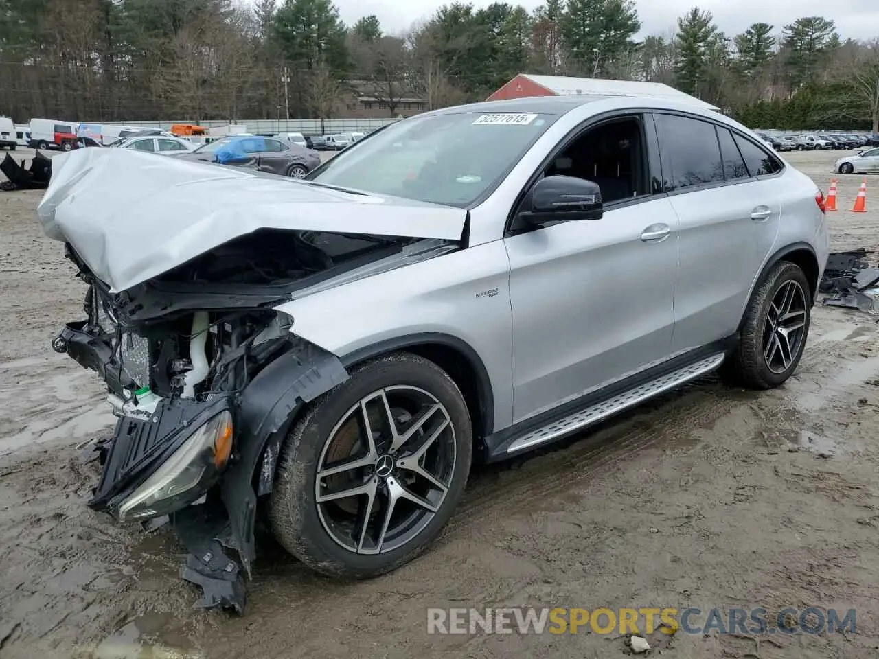 1 Photograph of a damaged car 4JGED6EB5KA152100 MERCEDES-BENZ GLE-CLASS 2019