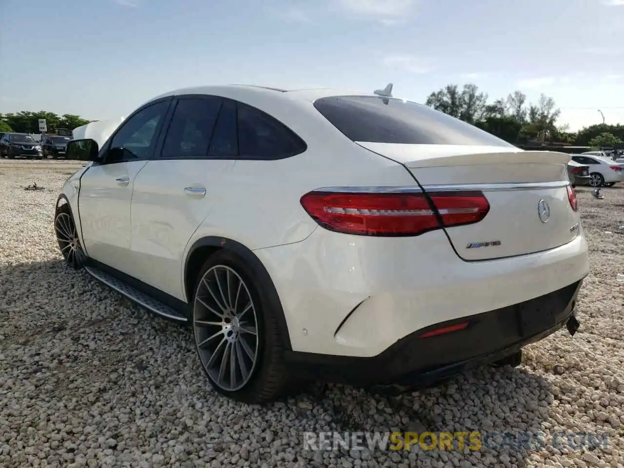 3 Photograph of a damaged car 4JGED6EB7KA128719 MERCEDES-BENZ GLE-CLASS 2019