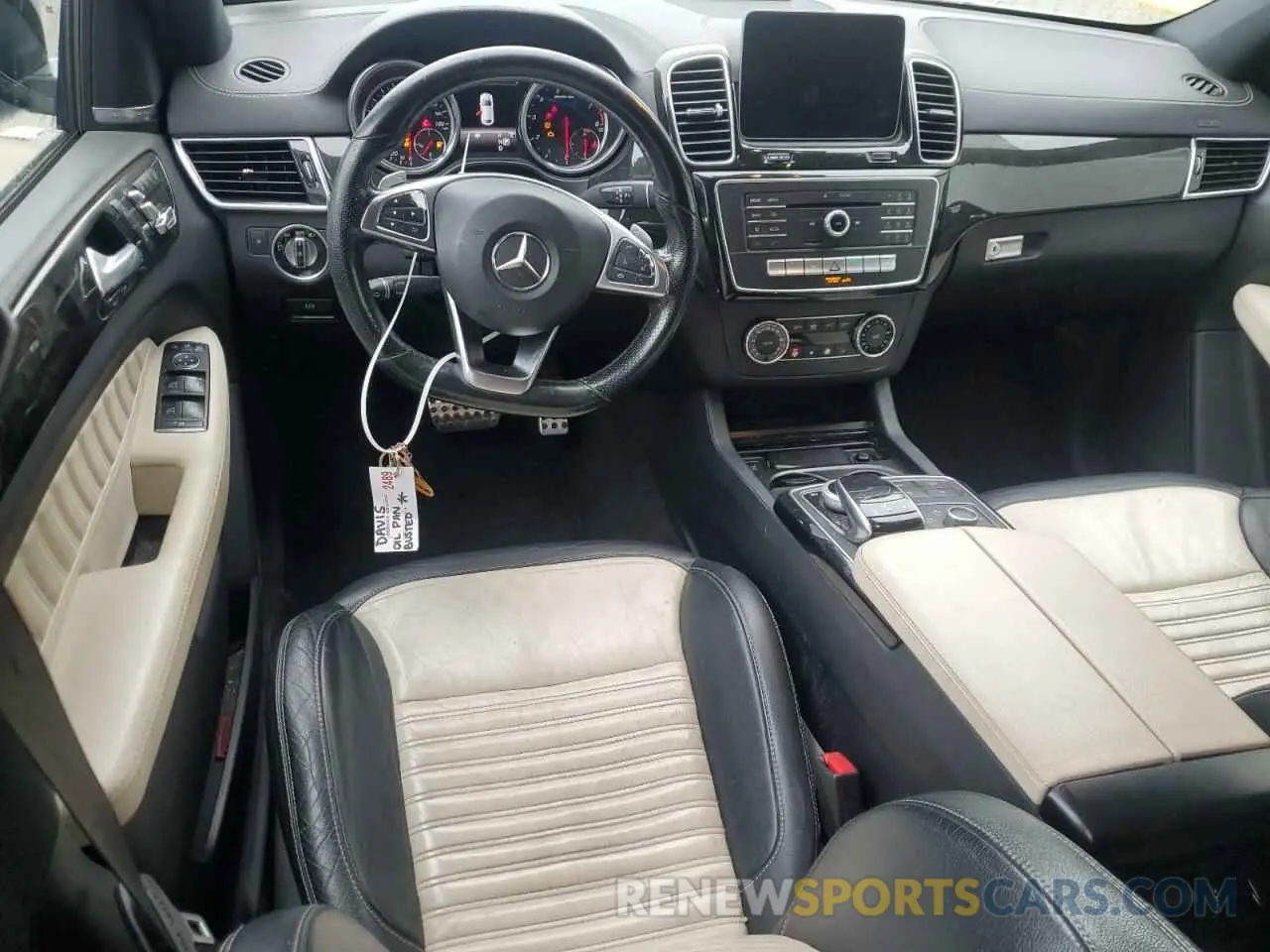 8 Photograph of a damaged car 4JGED6EB7KA153944 MERCEDES-BENZ GLE-CLASS 2019